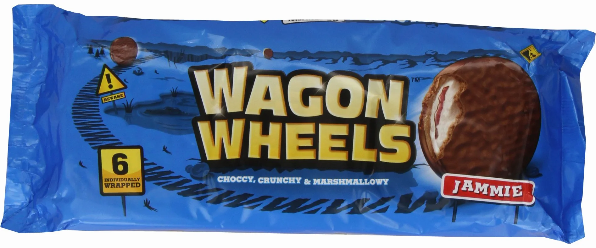 Wagon Wheels Jammie - Confezione da 6 pezzi, totale 24 pezzi