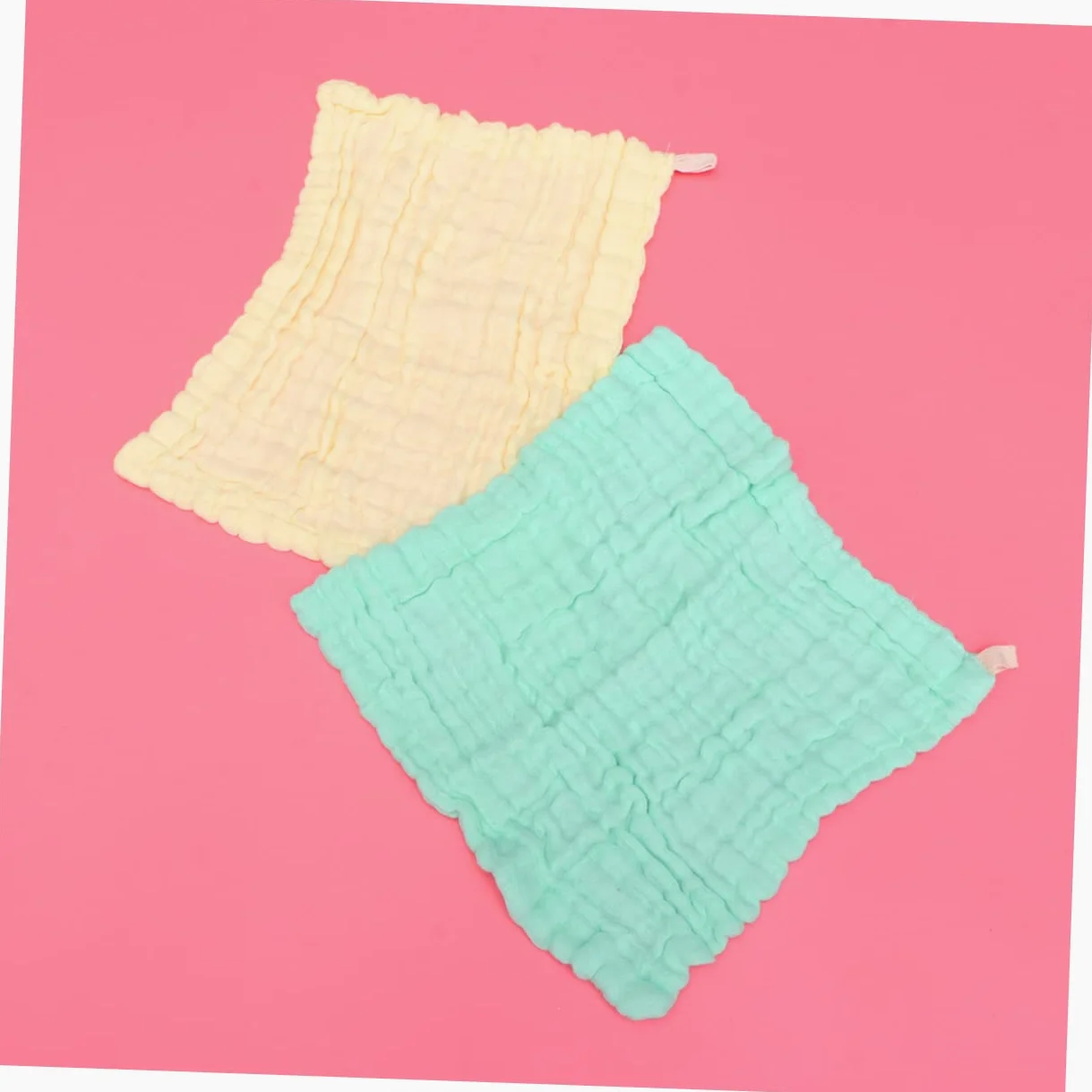 Toyvian 3 Set Di Salviette in Mussola Morbida Per Neonati 5 Stili Asciugamani Quadrati Per Neonati Prelavati Delicati Per La Pelle Del Bambino 5 Pezzi*3
