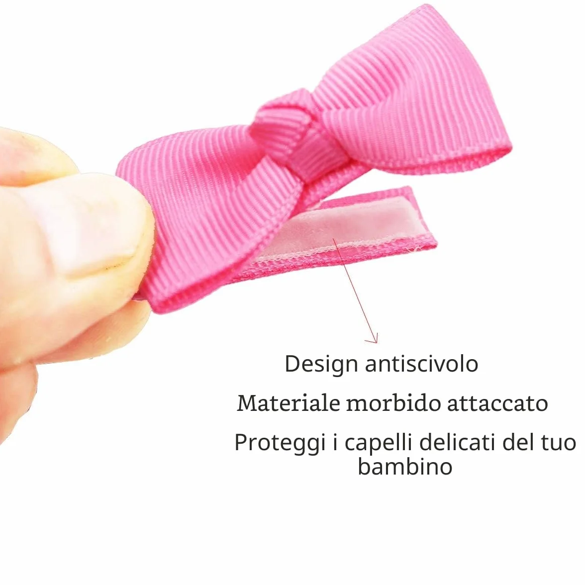 40 fiocchi per capelli da 5 cm con clip a coccodrillo e nastro in grosgrain, accessori per capelli per bambini, neonati e ragazzine