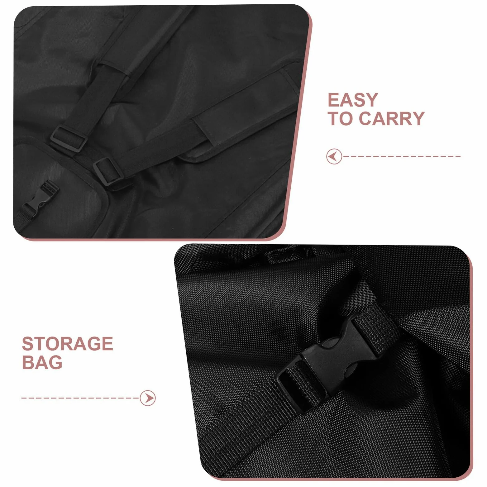 Toyvian Borsa da Viaggio Leggera per Passeggino Copertura in Oxford Organizer Zaino con Tasca Laterale per Bottiglia Sacco Seggiolino Auto per Aereo e Treno Portaoggetti Sedile Auto