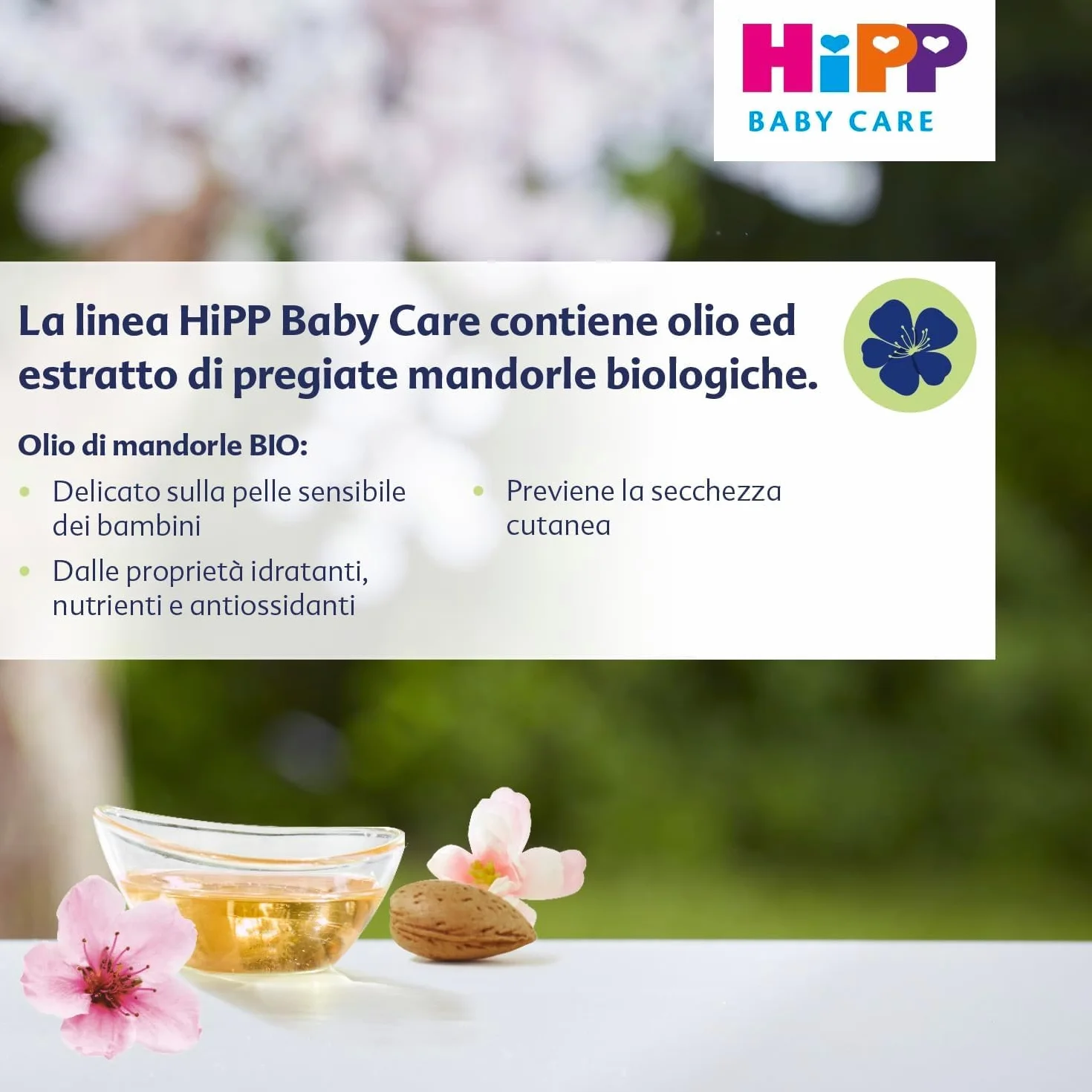 HiPP - Baby Care - Shampoo con Balsamo per Bambini, Districa i Capelli e Protegge il Cuoio Capelluto, pH Neutro, per Pelli Sensibili, con Estratto Naturale di Mandorle Bio, 1 Pezzo da 200 ml