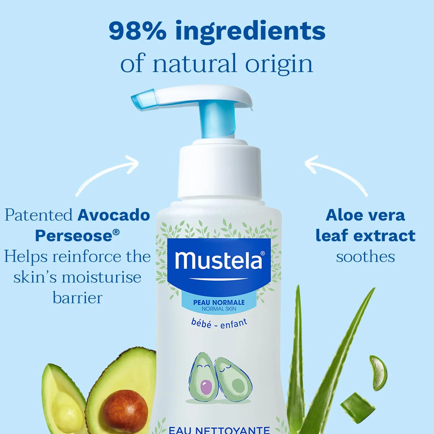 Mustela No Rinse Cleansing Water 500 Ml