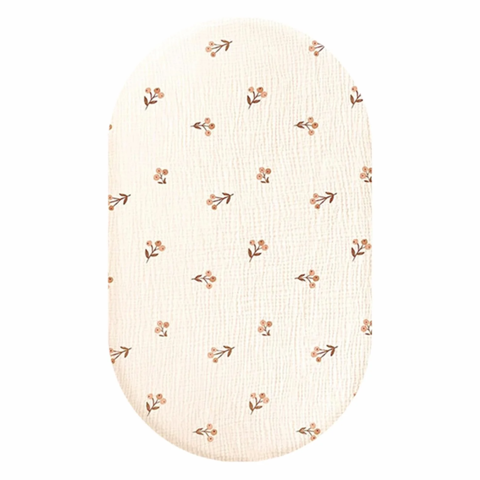 1/6 lenzuola per culla per bambini e bambine, in garza neutra, comodi lenzuolo con angoli per culla per ragazzi e ragazze, 82 x 42,9 x 9,9 cm