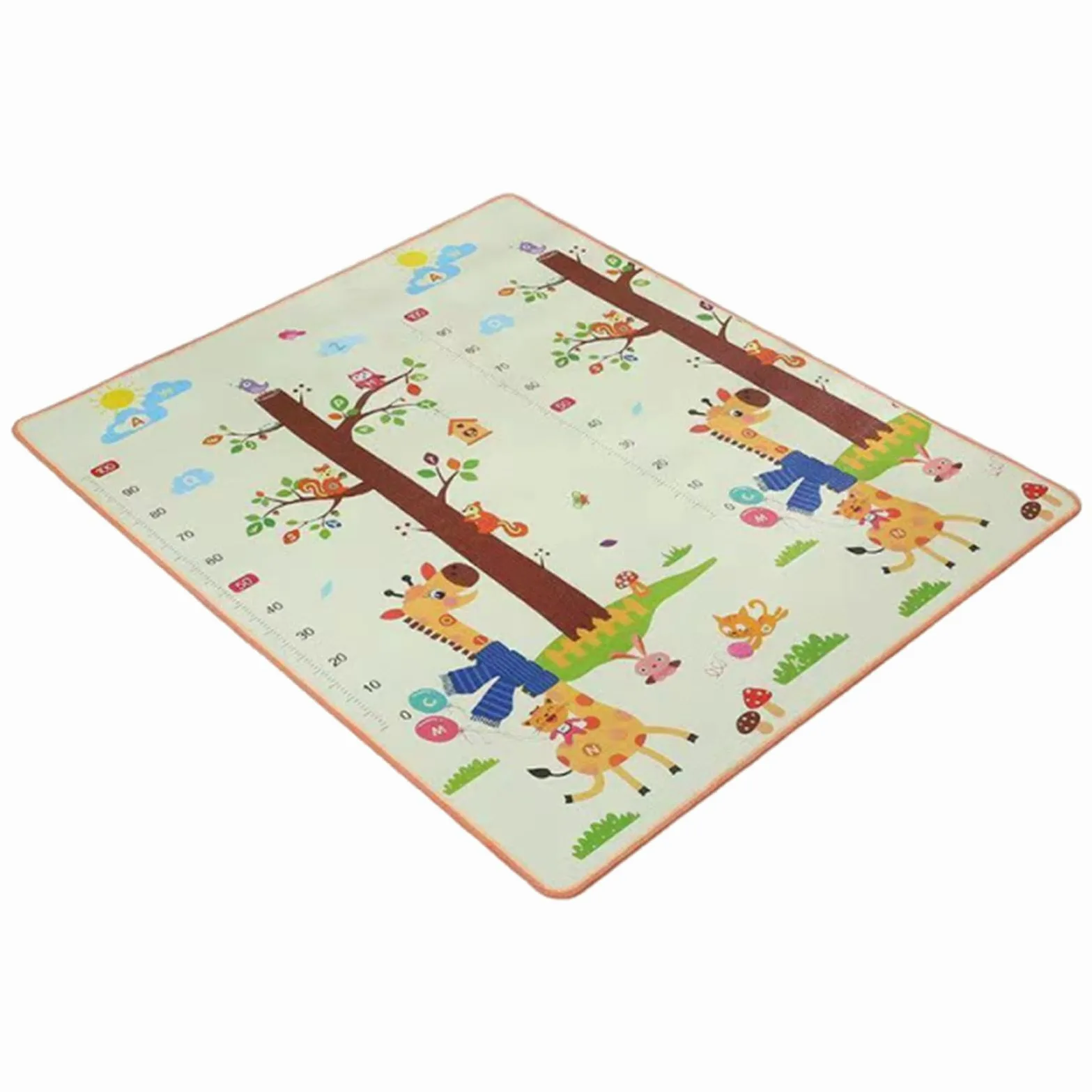 Tappeto Per Bambini 200x180cm Tappeto Pieghevole Per Gattonamento | Tappeto Da Per Gattonamento Per Casa Asilo Scuola Materna Soggiorno Camera Da