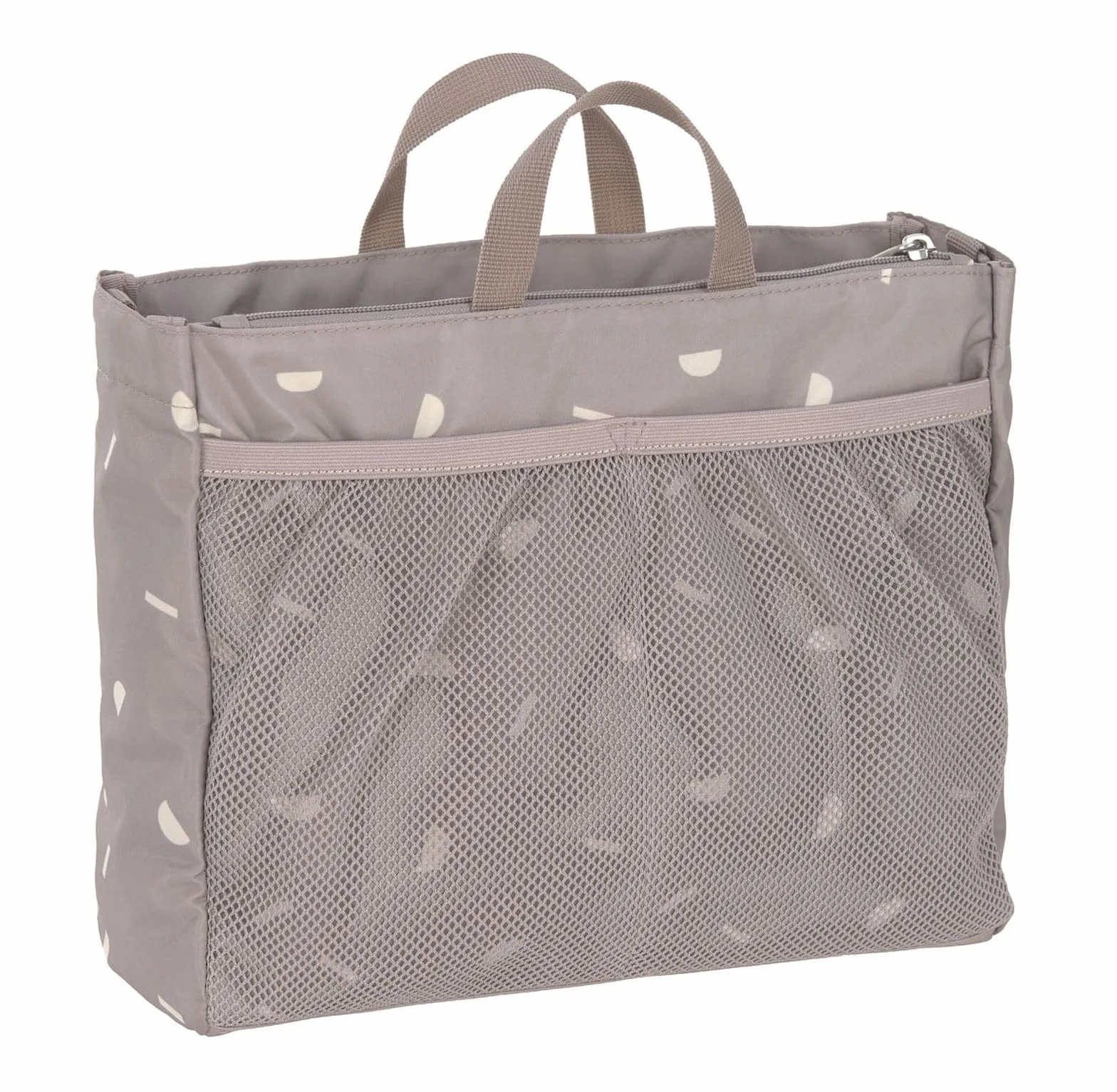 Lässig Organizzatore per passeggini per bambini Borsa per pannolini Borsa fasciatoio Piccola borsa per la toilette incl. Fasciatoio/Multitalent Organizer Blocks taupe, av2022, cd20dee2
