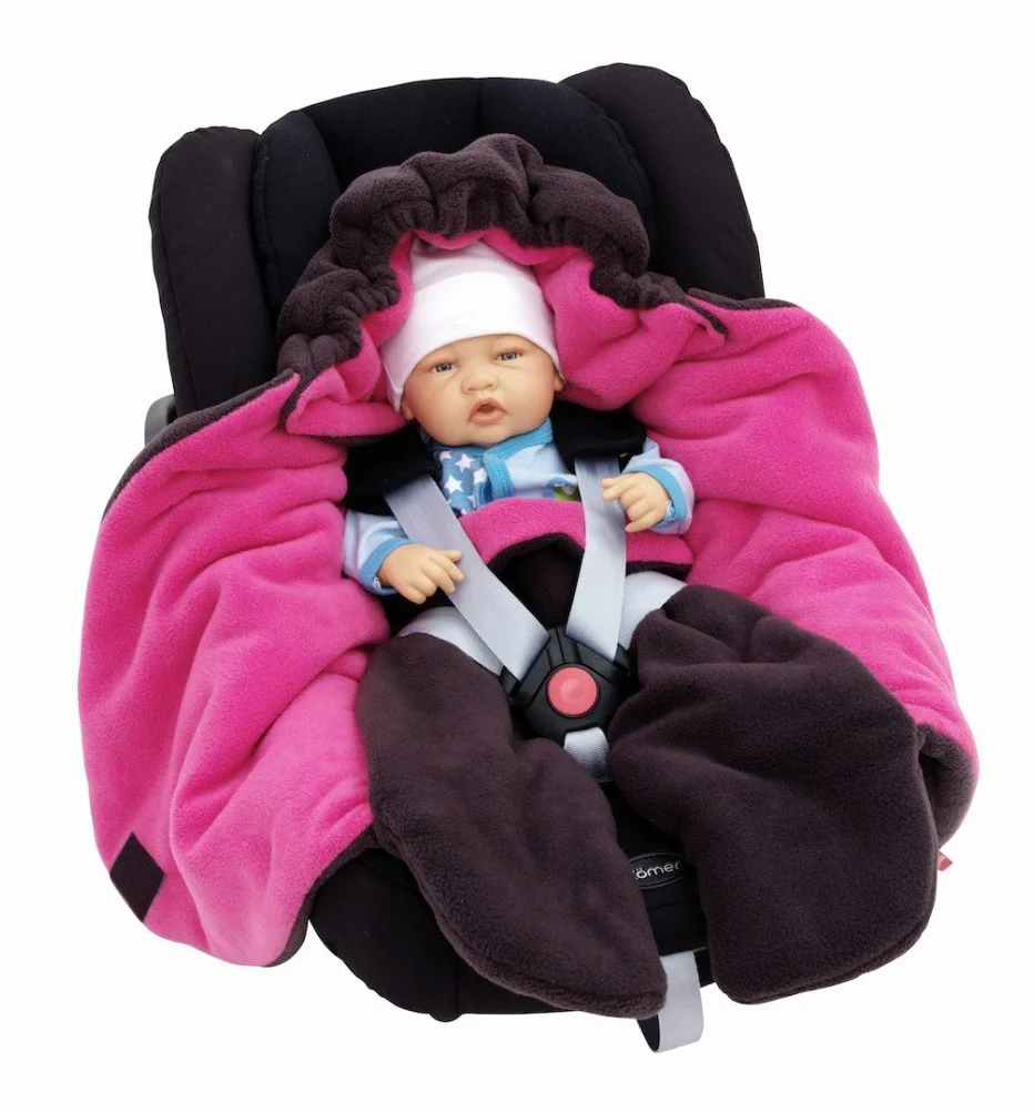 ByBoom Baby Copertina invernale avvolgente per il bebè l'originale con l'orsetto, Universale per ovetto, Seggiolino auto, Per passeggino o buggy, Morbida e accogliente