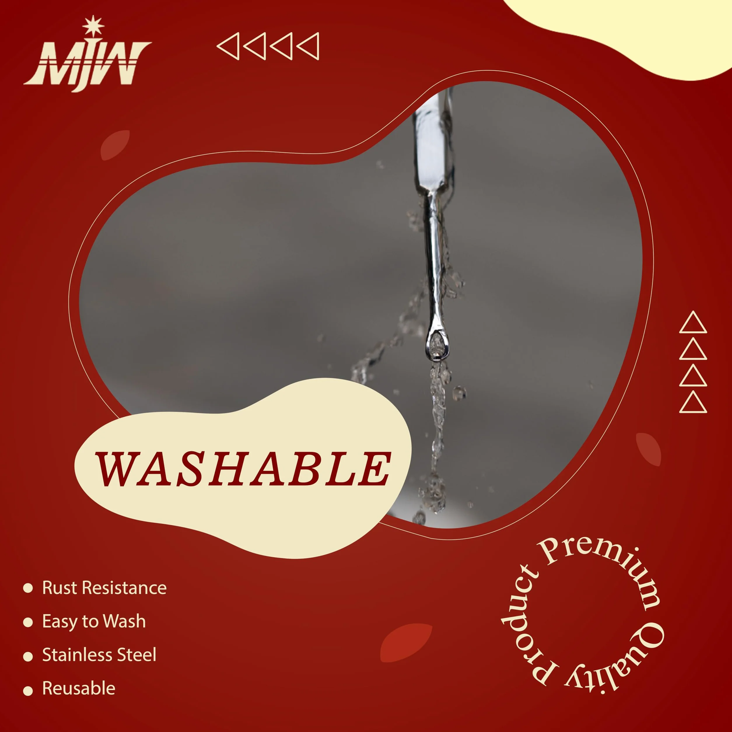 MJW Professionale Rimuovi cerume Di acciaio inossidabile- Strumento Curette Orecchie A Rimuovere l'irrigazione Dell'orecchio, Detergente per Orecchie Igienico Riutilizzabile per Adulti e Bambini