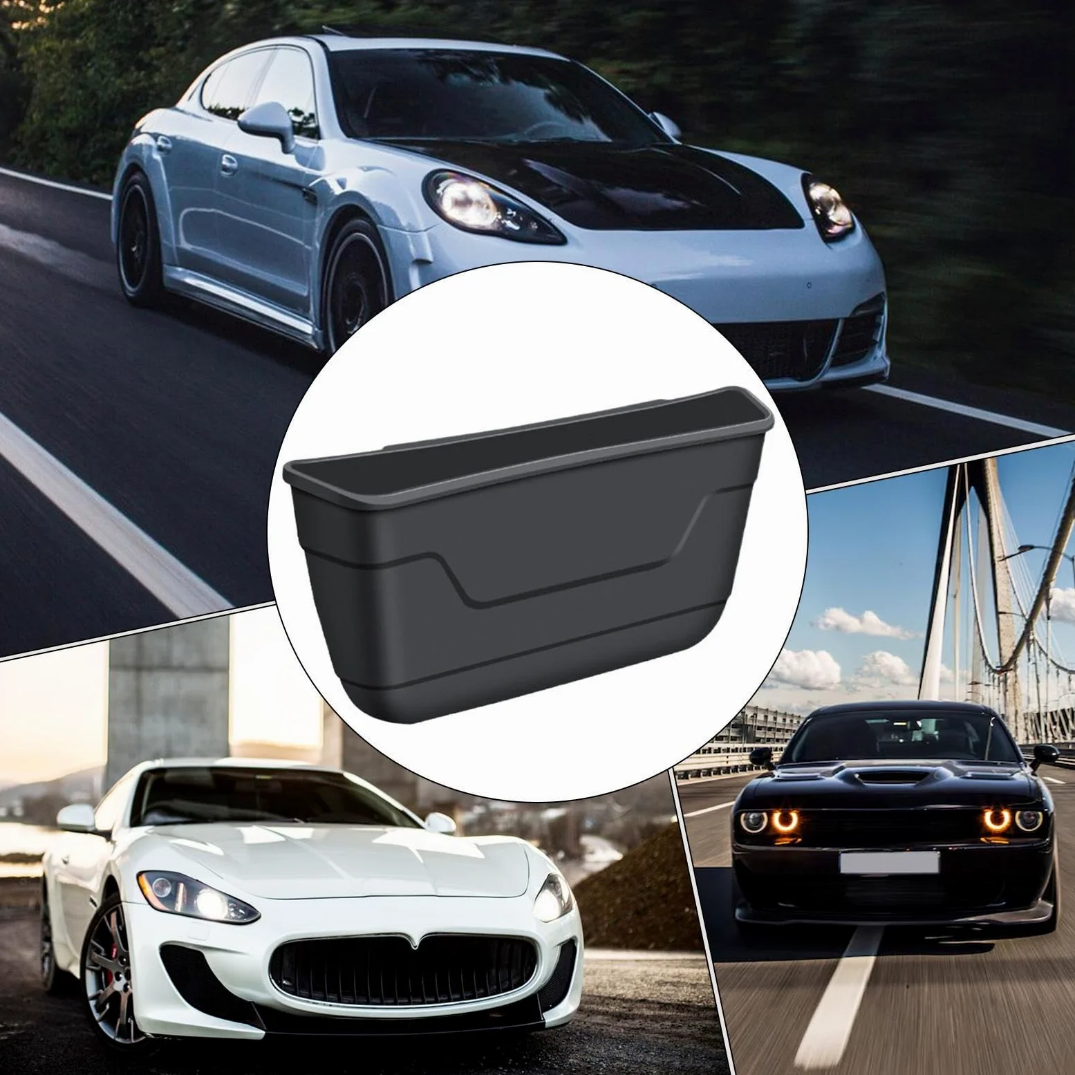 Scatola Portaoggetti Per Sedile Auto Posteriore Cestino | Scatola Portaoggetti Multifunzionale Per Sedile Posteriore Auto Per Viaggi, Gite Stradali, Uso Quotidiano E Pendolarismo