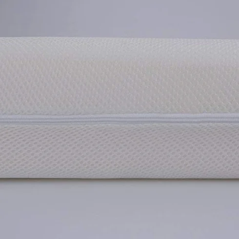 PEKITAS Materasso 3D Lettino Campeggio 60x120 cm Spessore Alto 6 cm Sfoderabile Traspirante Anti-ahogo Custodia Con Cerniera (viaggio ideale) Bianco