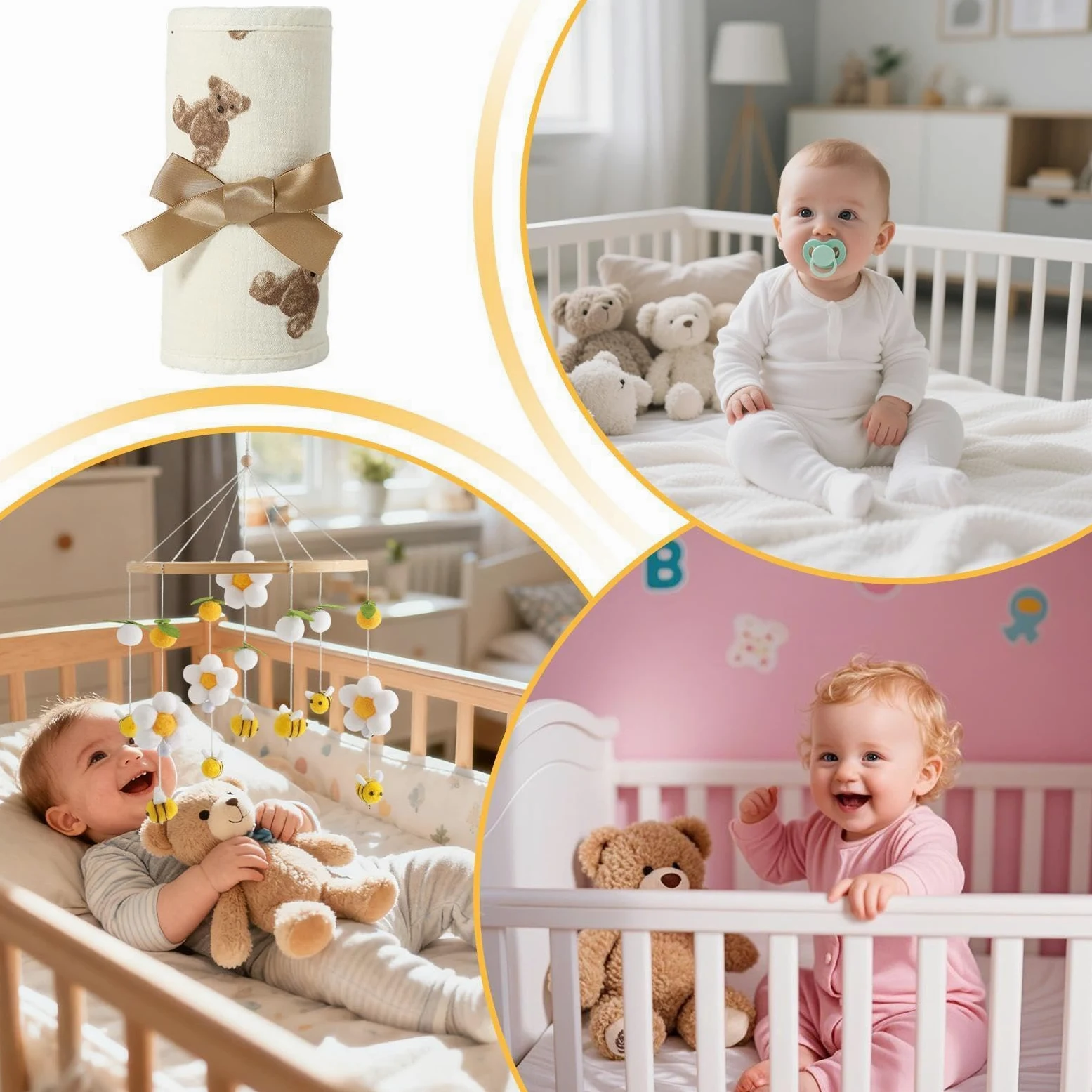 Paracolpi anti-da 4 pezzi anticollisione traspirante | Paraspigoli Imbottiti Mobili di Bambini per casa appartamento asilo cameretta box mobili uso quotidiano
