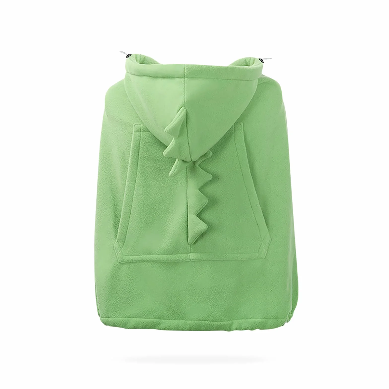SONARIN Copertina per Marsupio Caldo,Universale Copri Marsupio Cover Invernale per Fascia Portabebè Incappucciato Copertura Mantello A Prova di Vento con Tasca Frontale(Verde)