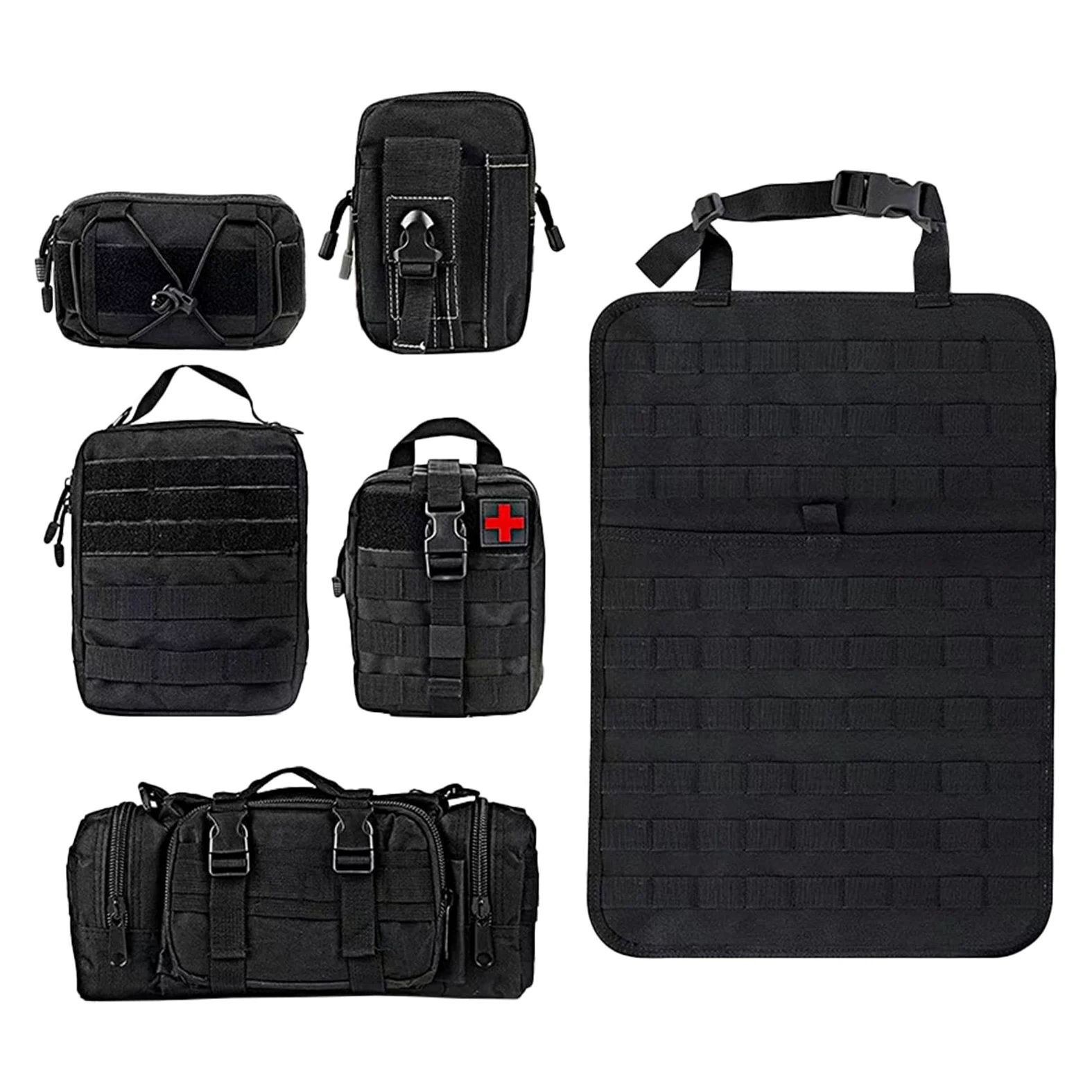Organizzatore del sedile posteriore 'auto, organizzatori di sedili | Tasche multi-storage in nylon da 600D, di fibbia regolabile, da viaggio per