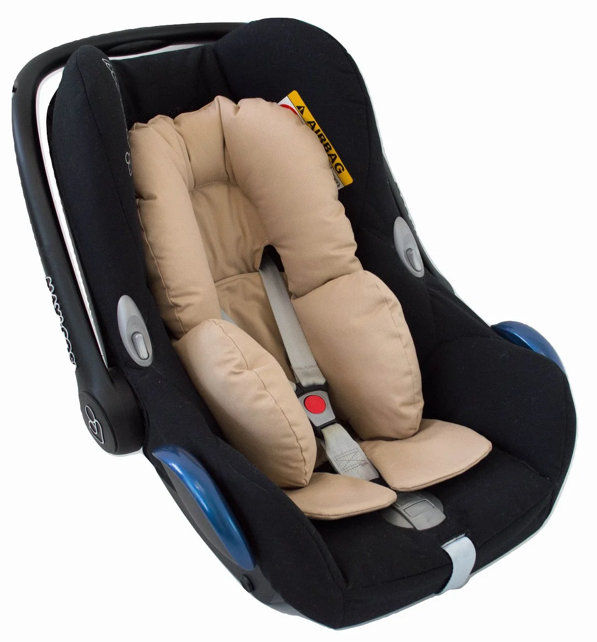 Riduttore universale REVERSIBILE per maxi cosi, gruppo 0, il seggiolino auto o il passeggino. Disponibili in vari modelli e colori. (Basic Camel)