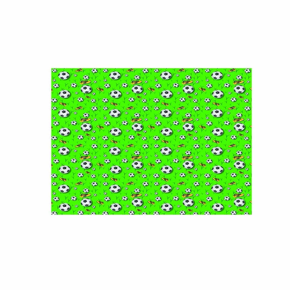 Adesivo da parete 3D da parete con calcio verde, per soggiorno, camera da letto, cameretta dei bambini, 250 cm x 175 cm