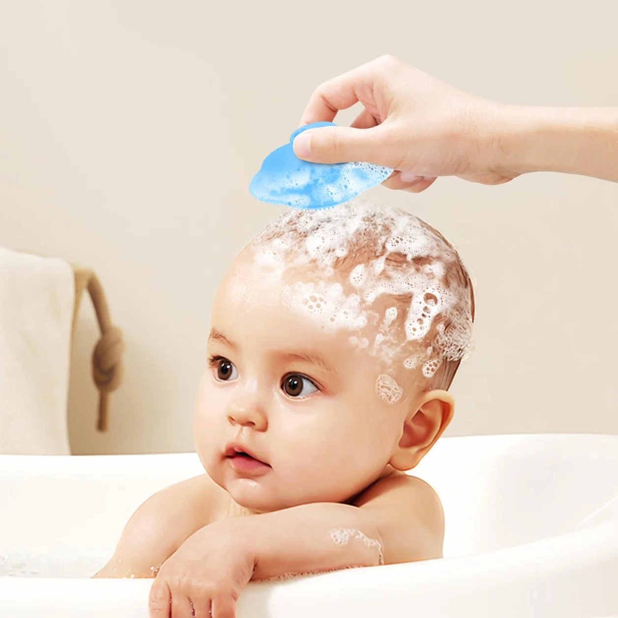 VICASKY Spazzola per il latte per la rimozione della crosta per il bambino, pettine per la rimozione della crosta di latte, pettine per la rimozione del neonato, spazzola per il bambino, spazzola per