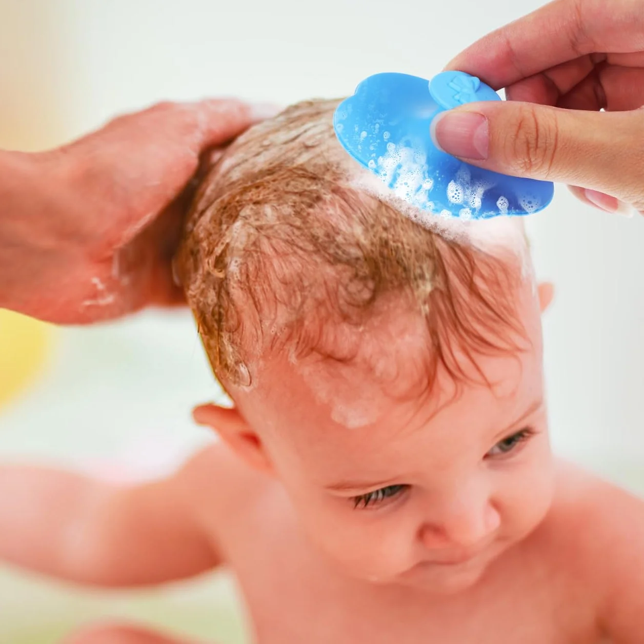 VICASKY Spazzola per il latte per la rimozione della crosta per il bambino, pettine per la rimozione della crosta di latte, pettine per la rimozione del neonato, spazzola per il bambino, spazzola per
