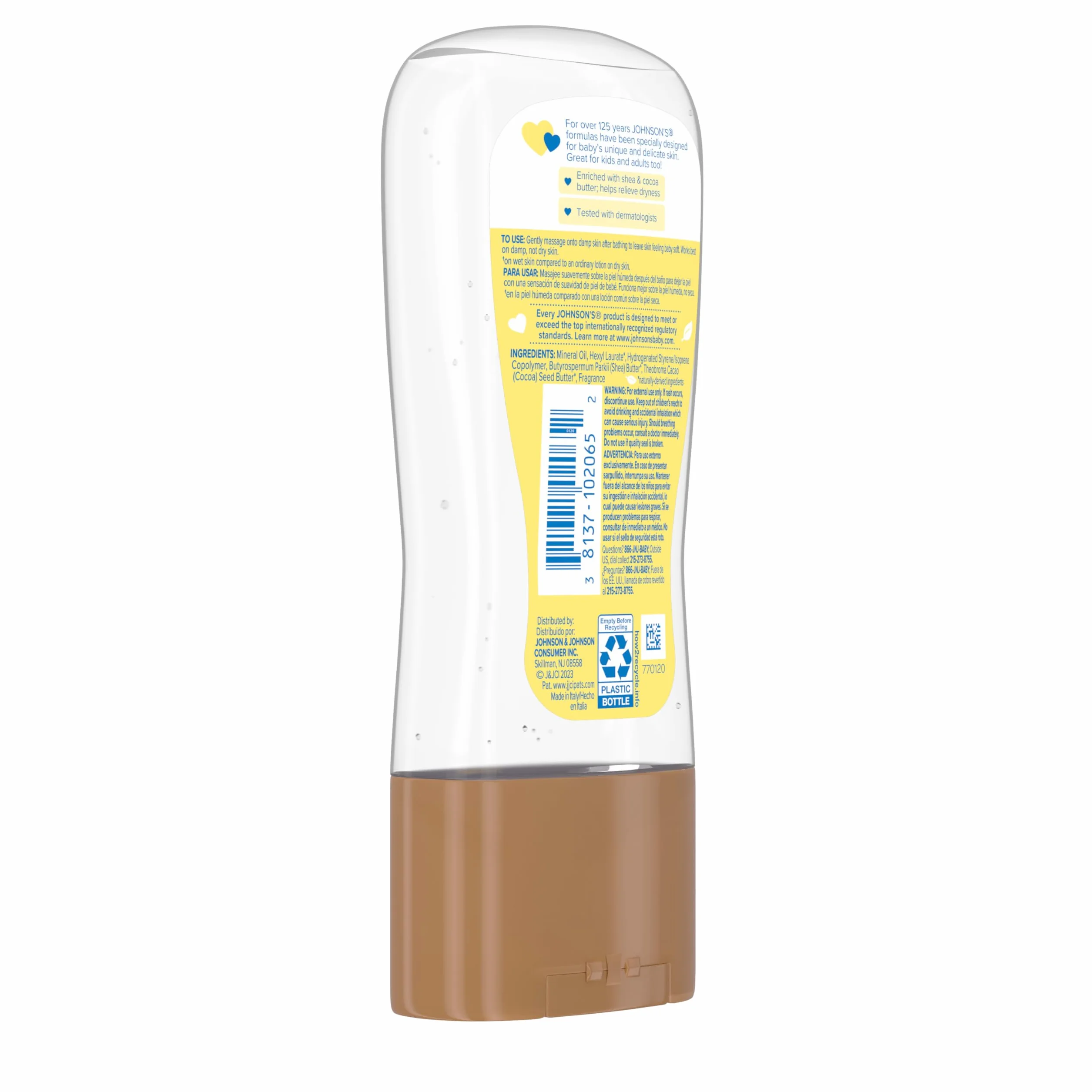 Johnson's Baby Oil Gel, Shea & Cocoa Butter, 6.5 Ounce by Johnson's Baby