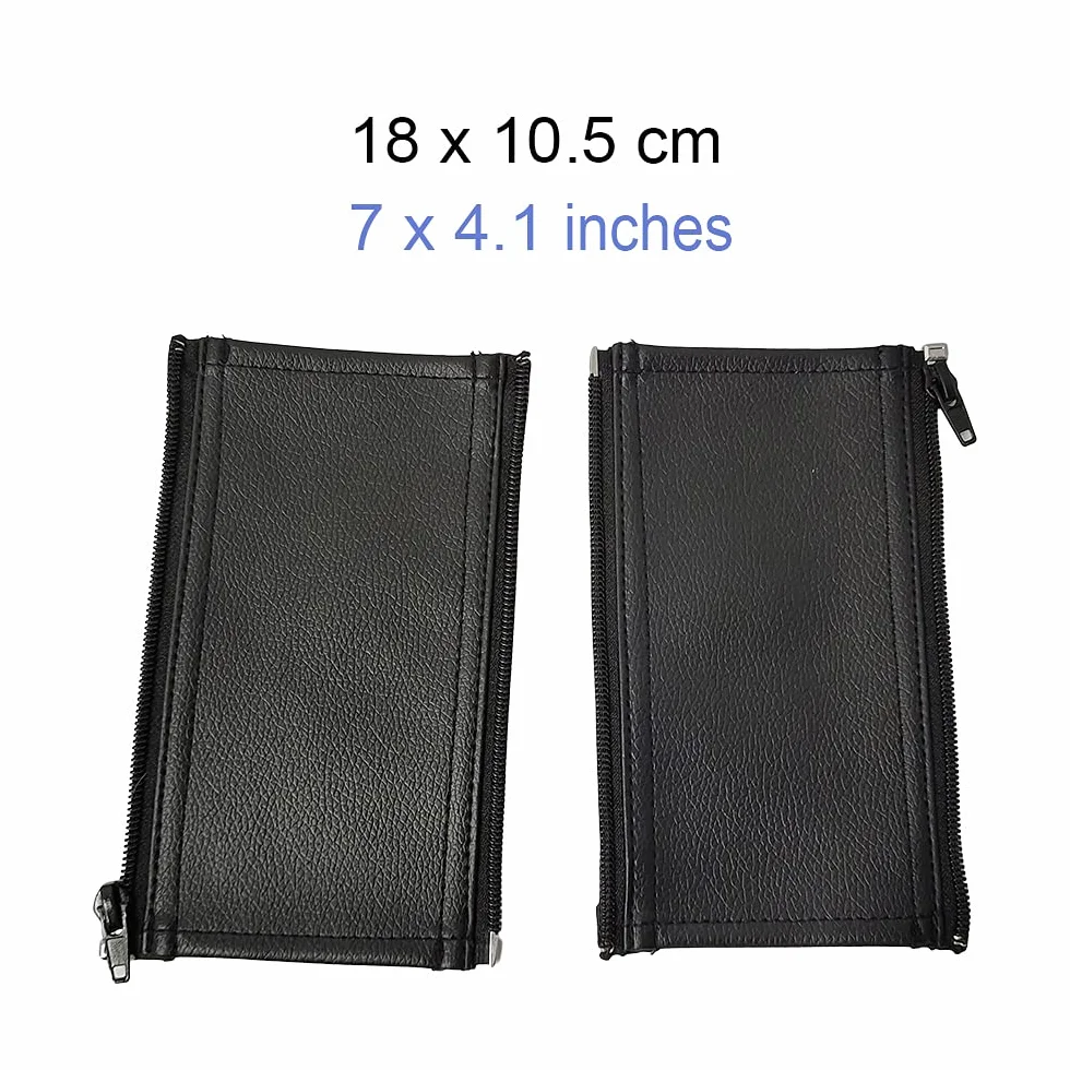 SeedFuture Copri Maniglia per Passeggino Nero 2 Pezzi di 17x11cm, Adatto per Baguboo Bee3, Bee5, Baby Carriage Braccioli Accessori
