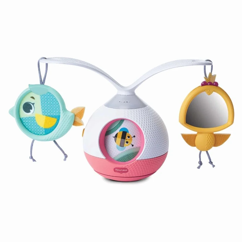 Tiny Love Tummy Time Mobile Entertainer - Tiny Princess Tale, bianco/rosa/giallo/blu