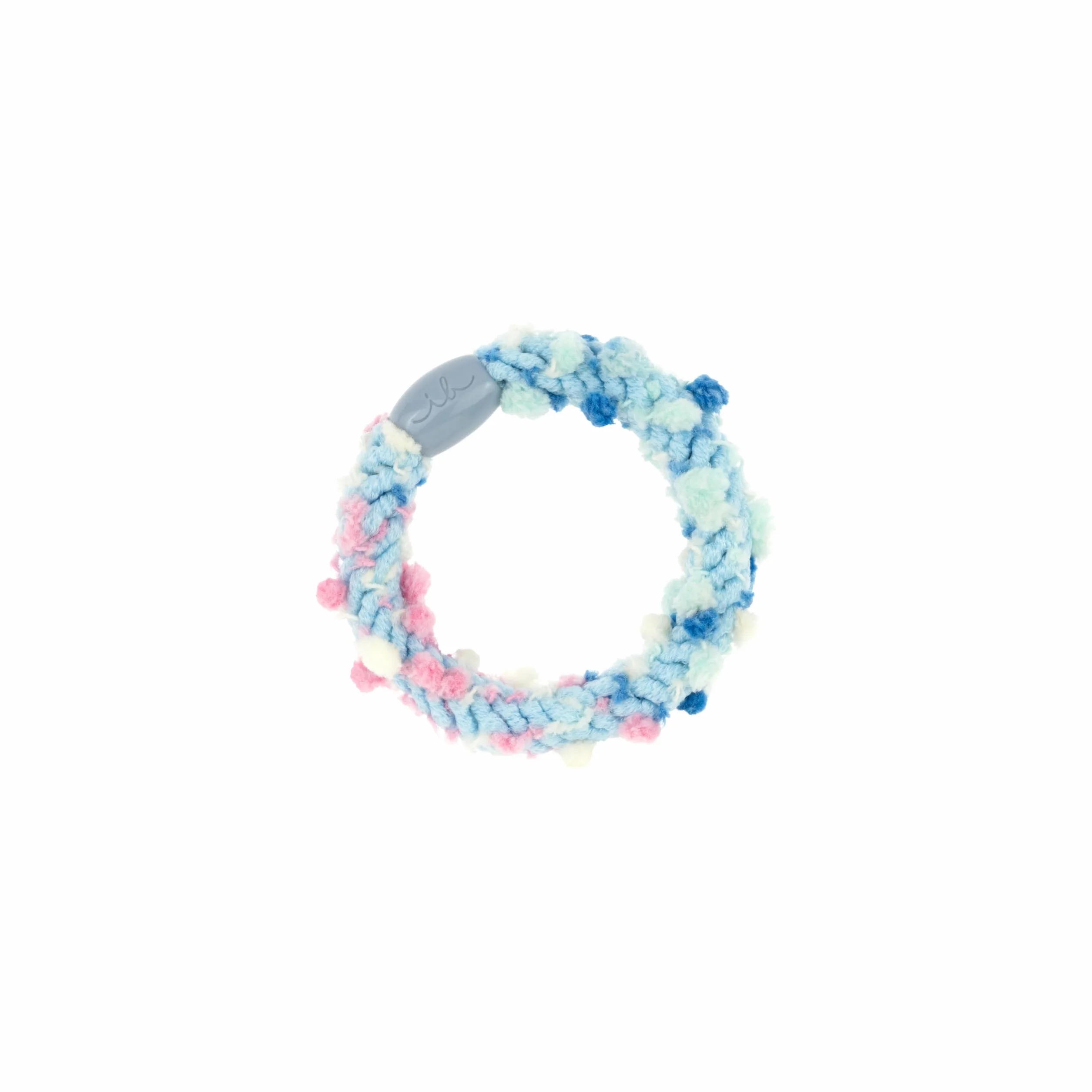 invisibobble TWISTAR Kids Pom Pom Tie (3 pezzi) – Haargummi colorati con pompon per bambini – Elastici, giocosi e delicati – Intrecciati per bambine e bambini – Ideali per teste piccole