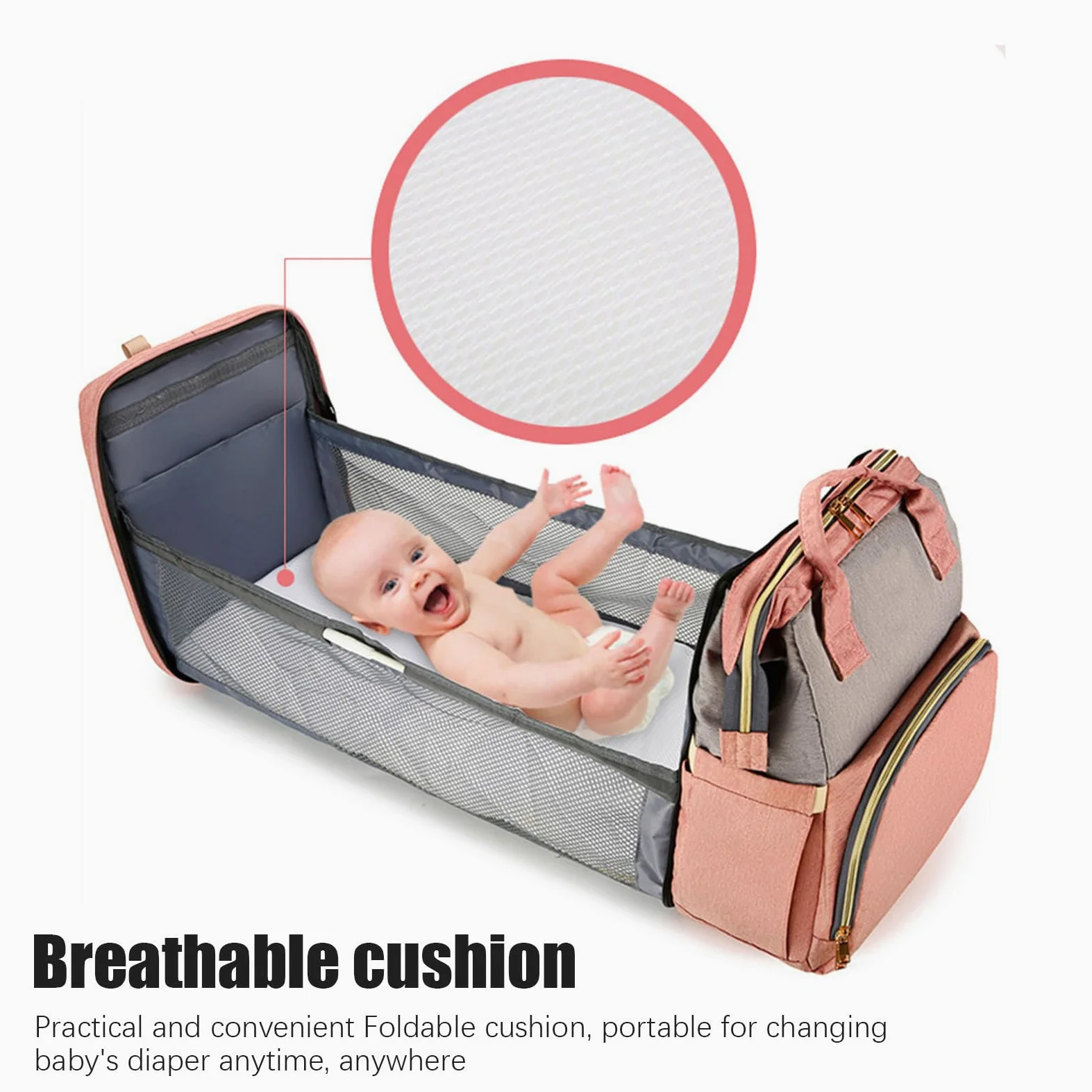 Zaino Cambio Bambino | Impermeabile Per Accessori Puercultura,Grande Capacità Leggero Per Abbigliamento, Giocattoli e Biberon da Viaggio