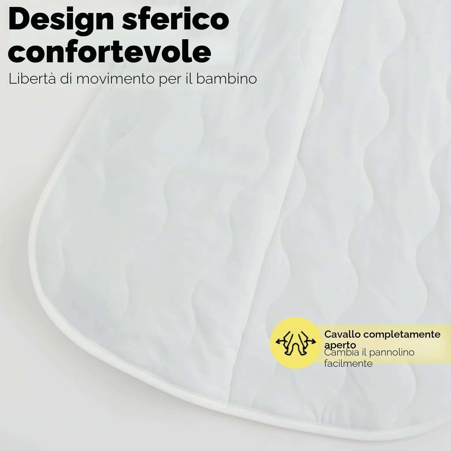 WYTbaby 2er Pack Sacco nanna per neonati 1.5 Tog Sacco nanna per tutto l'anno Morbido 100% cotone Sacco nanna per neonati Inverno per neonati maschi e femmine 0-18 mesi, giallo., 80 cm/12–18 Monate