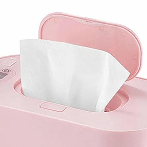 Scalda Salviettine Umidificate, Scaldasalviette per Neonati Temperatura Regolabile Idratante a Temperatura Costante per la Casa (rosa)