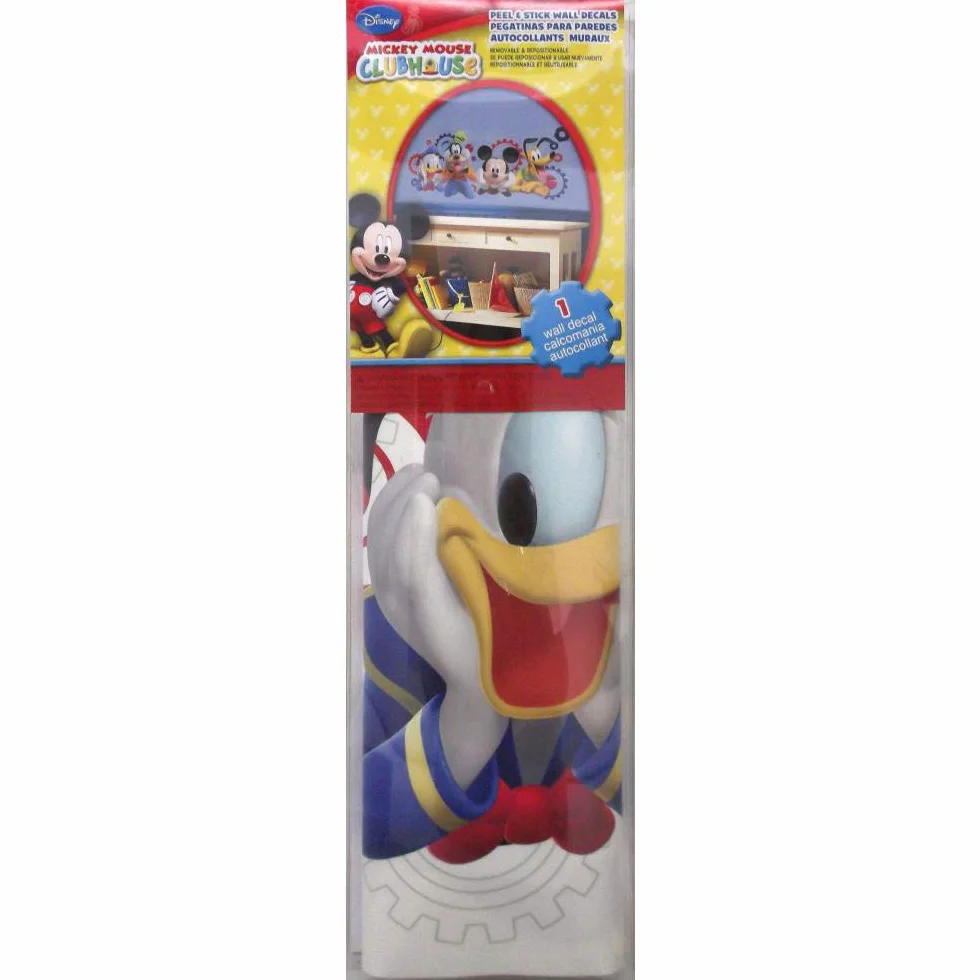 RoomMates RMK2561GM Topolino e gli amici Topolino Clubhouse Capperi Peel and Stick Adesivi murali giganti, 101,6 cm L x 45,7 cm W