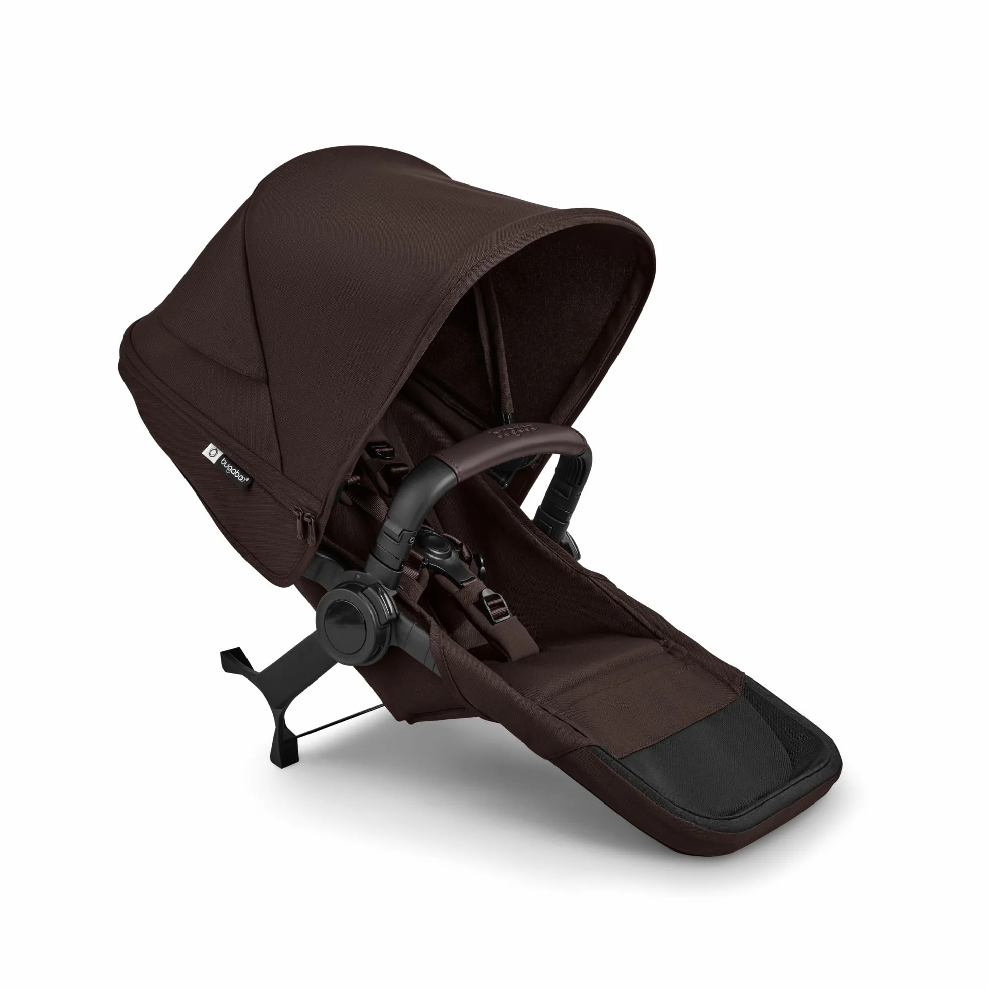 Bugaboo Donkey 6 Fratellare kit di Conversione per Carrozzina, Trasforma il Donkey 6 Singolo in un Passeggino Fratellare per Neonati e Bambini, Carrozzina Doppia con Seduta Reversibile, Cocoa Brown