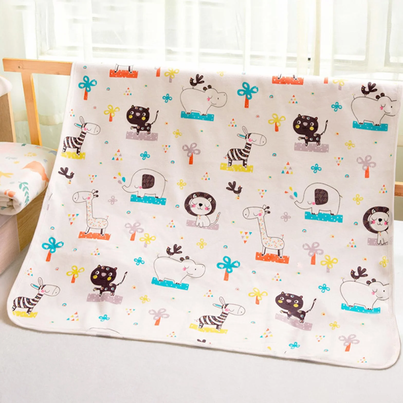 Coprimaterasso singolo impermeabile per addestramento al vasino, coprimaterasso per lettino per bambini, 100% impermeabile, per bagnare il letto, 100 cm x 80 cm