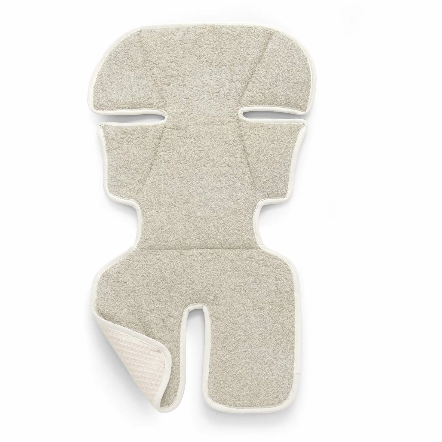 Italbaby 050.0030-07 copriseduta in spugna double face tortora, universale per passeggino, seggiolone e per seggiolino auto.