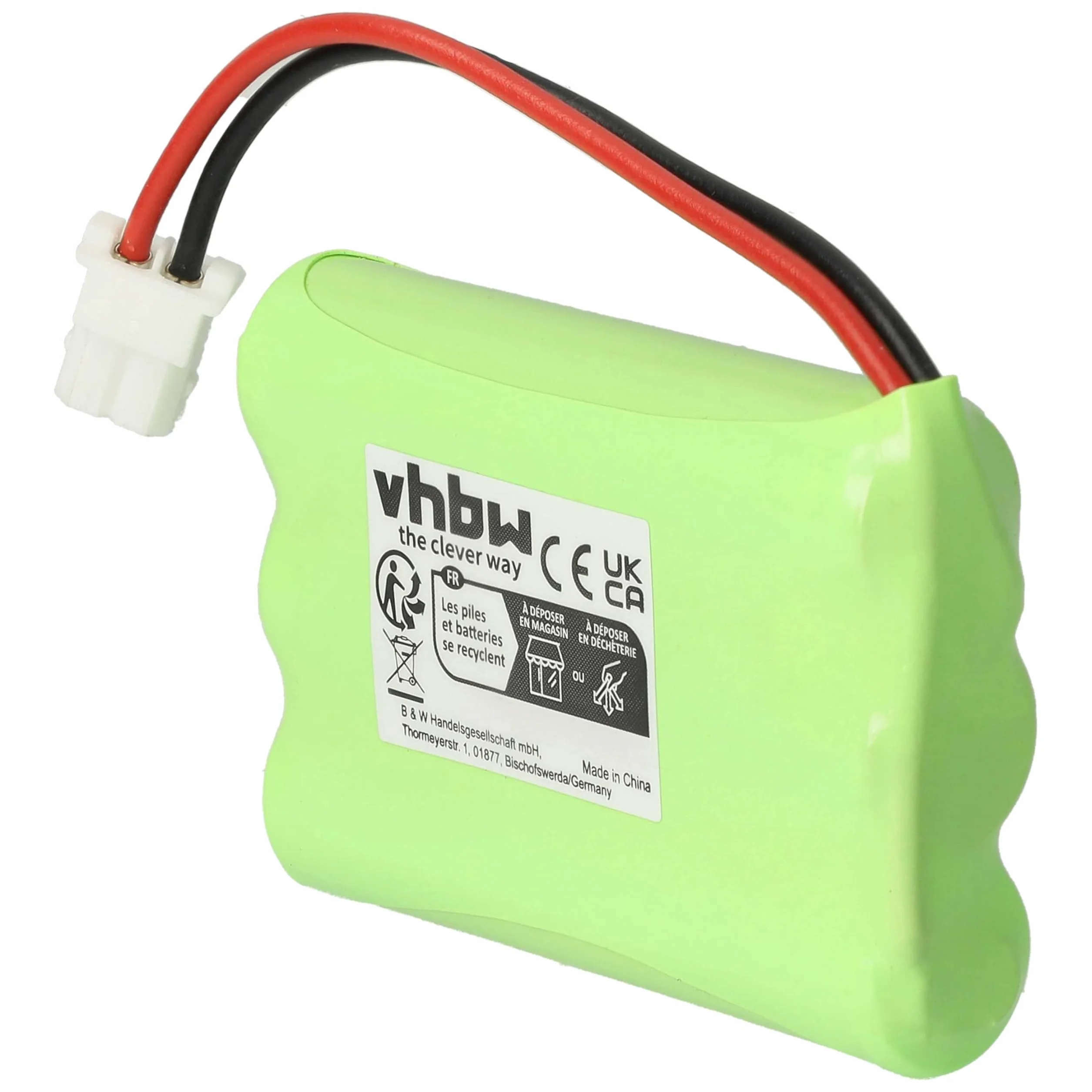 vhbw batteria sostituisce Motorola HRMR03, GP80AAAHC3BMX per babyphone (700mAh, 3,6V, NiMH)