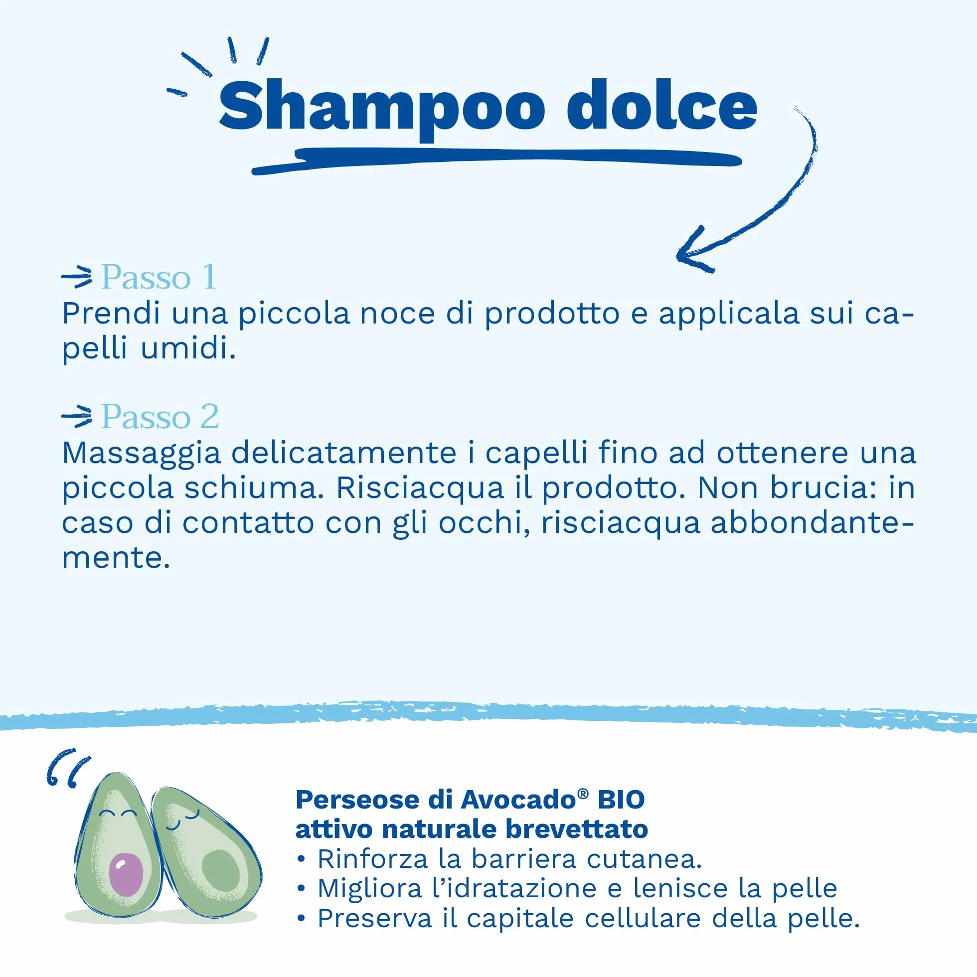 Mustela Shampoo Dolce al Perseose di Avocado BIO e Camomilla, Corpo e Capelli, Neonati, Bambini, Tutta la Famiglia - Evita la Formazione dei Piccoli Nodi, Non Brucia (200ml)