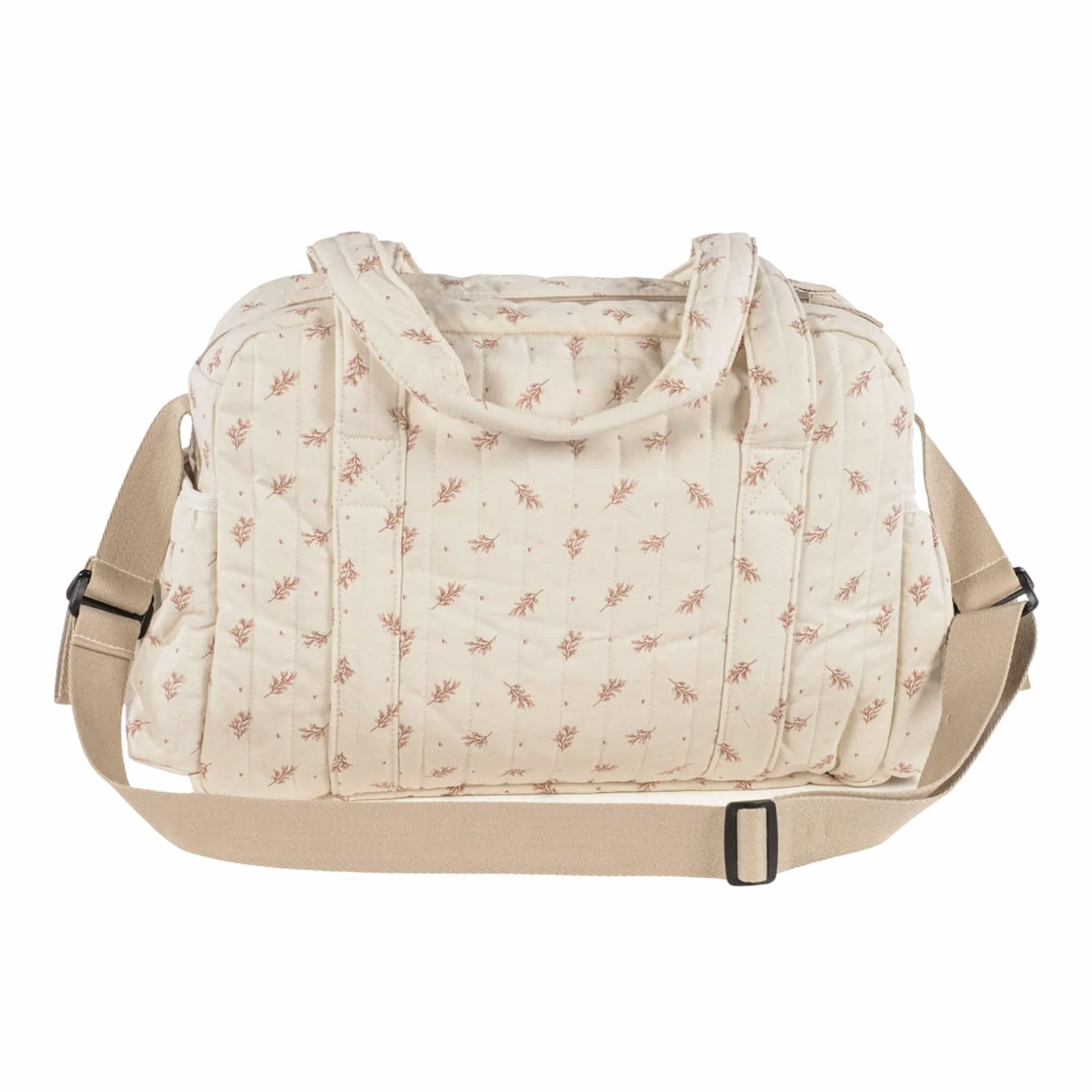 Walking Mum - Borsa fasciatoio, colore: rosa, Beige/Rosa e Beige/Verde, L