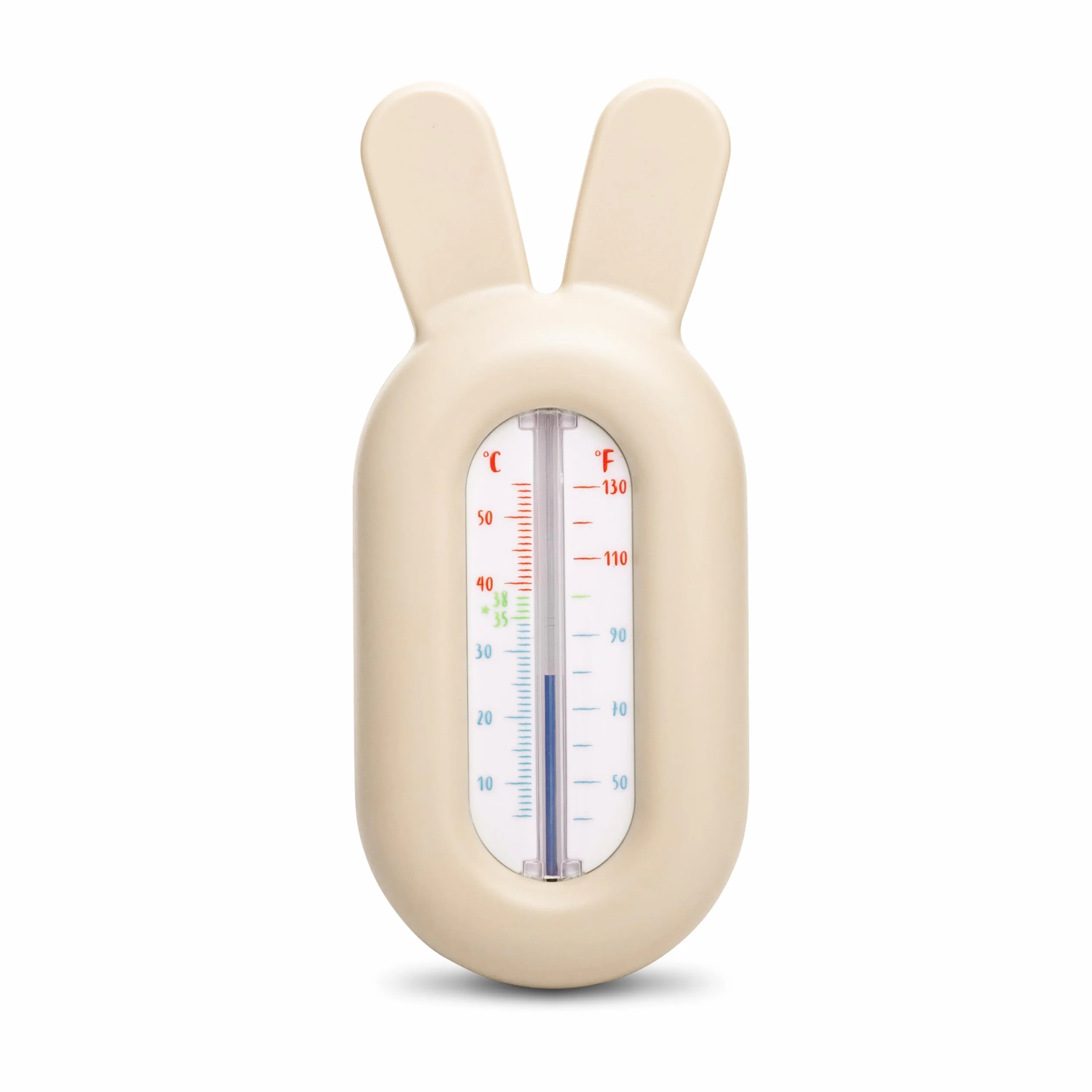 Suavinex, Termometro da bagno per bambini + 0 mesi, termometro per acqua, senza mercurio, preciso e con scala di colori, robusto e facile da difendere, Dreams Beige