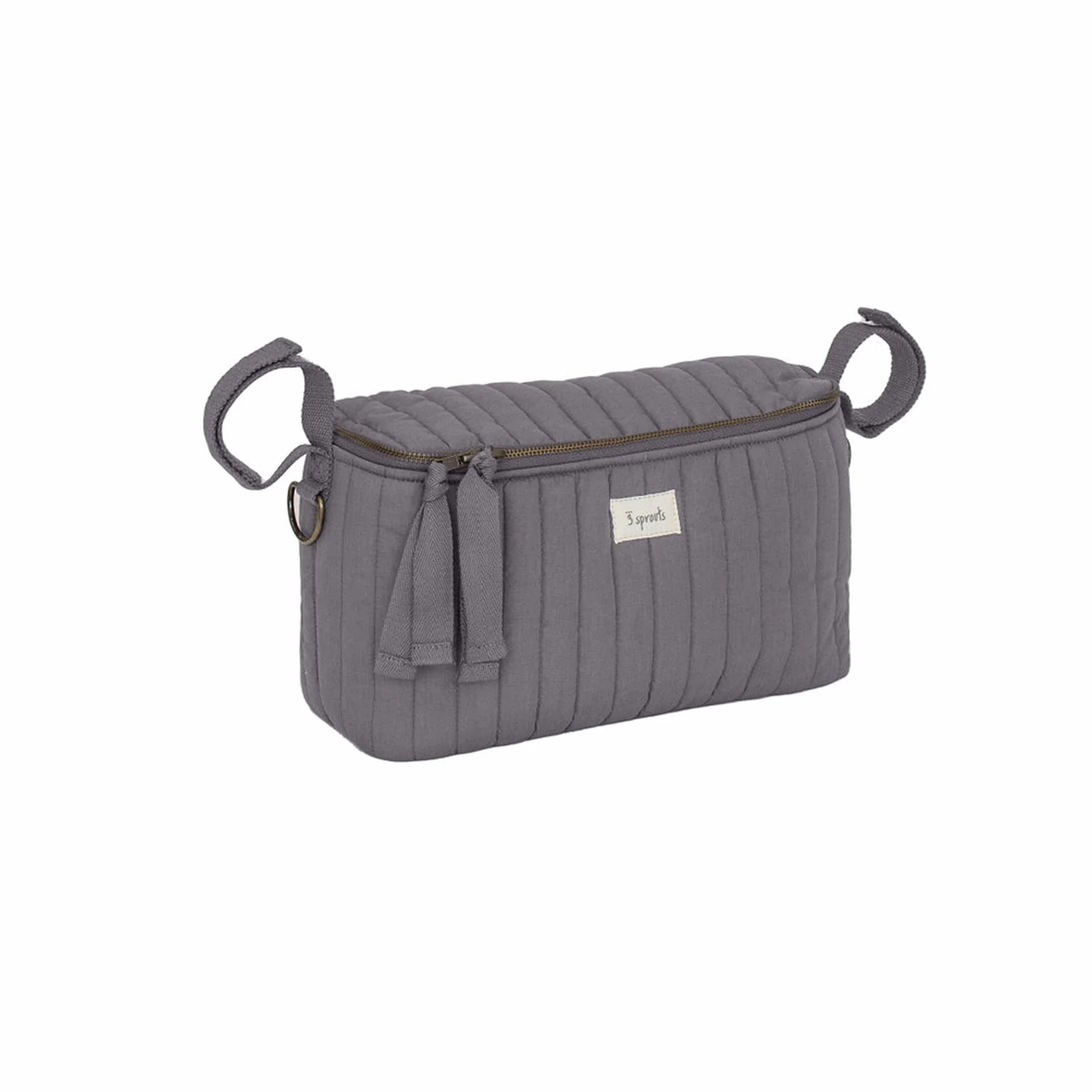 3 Sprouts - Borsa Passeggino Universale - Organizer per Passeggino, Borsa Carrozzina Neonato - Leggera e Versatile, Ideale per Neonati e Bambini - Grigio