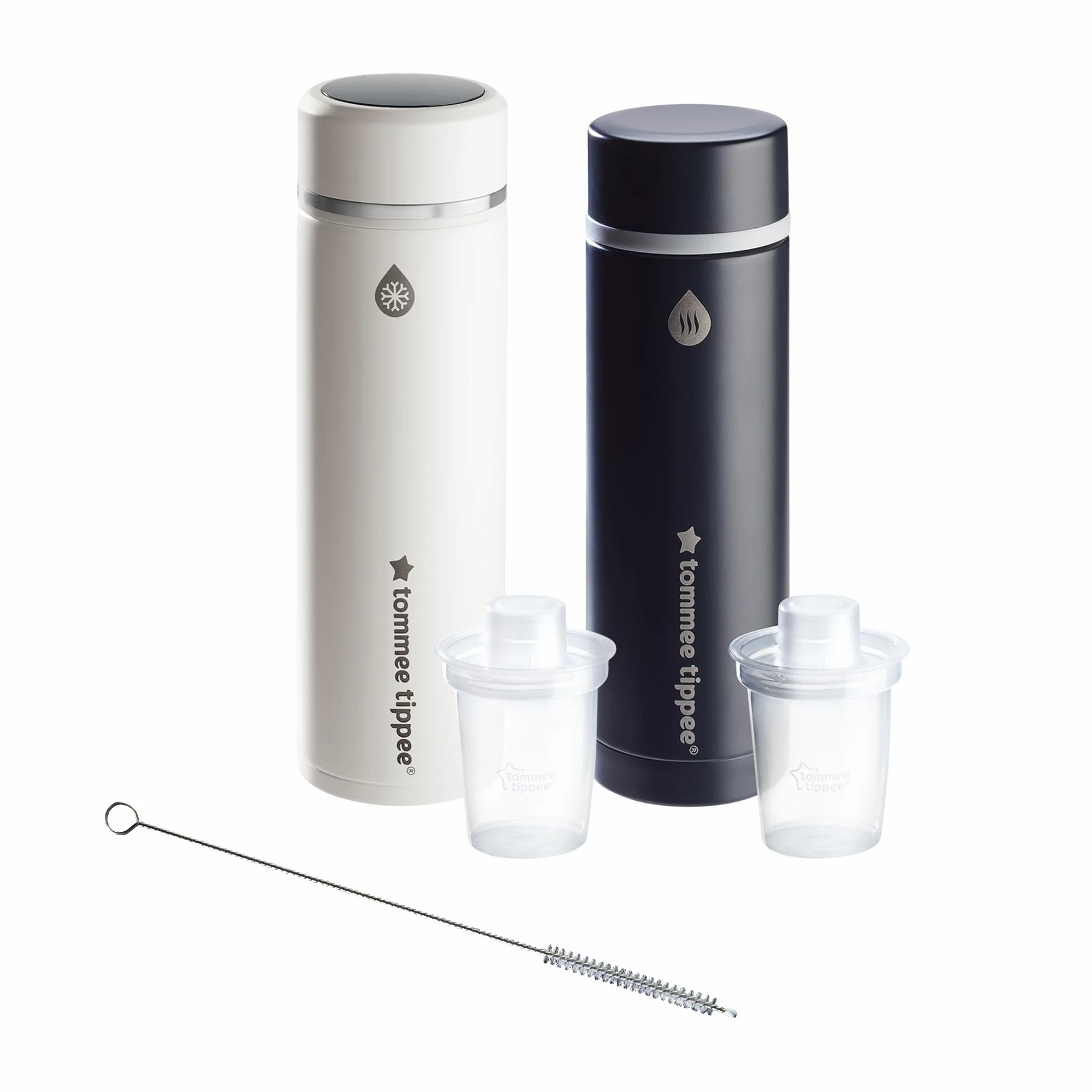 Tommee Tippee Set Preparazione Biberon PrepGo, Raffredda il Latte Alla Giusta Temperatura in 2 Minuti, Portatile con Display per la Temperatura