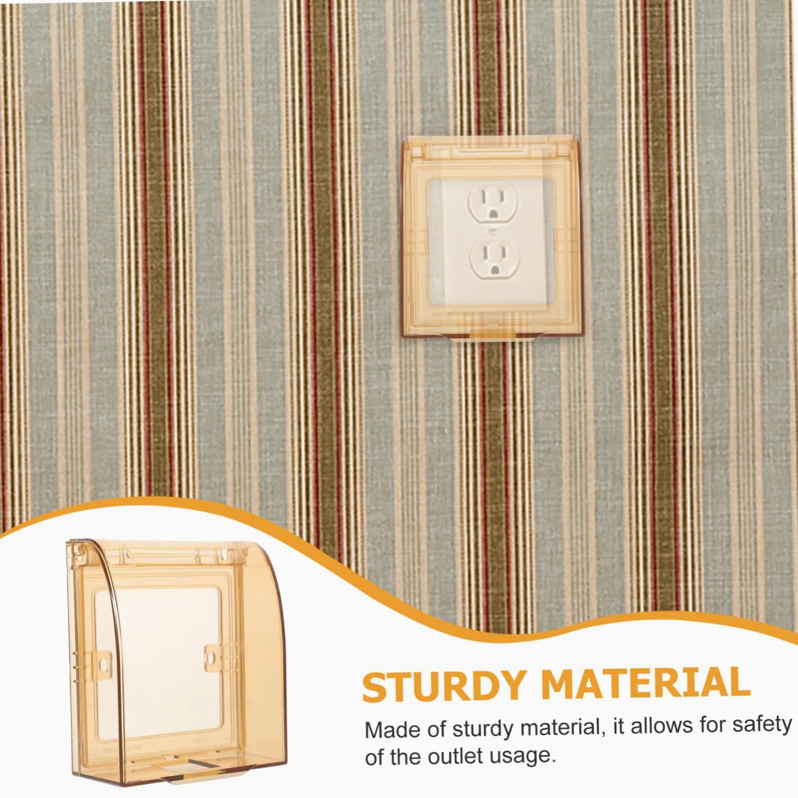 10pezzi Copriprese Sicuri Per Elettriche Copertura Facile Installare e Resistente Per e