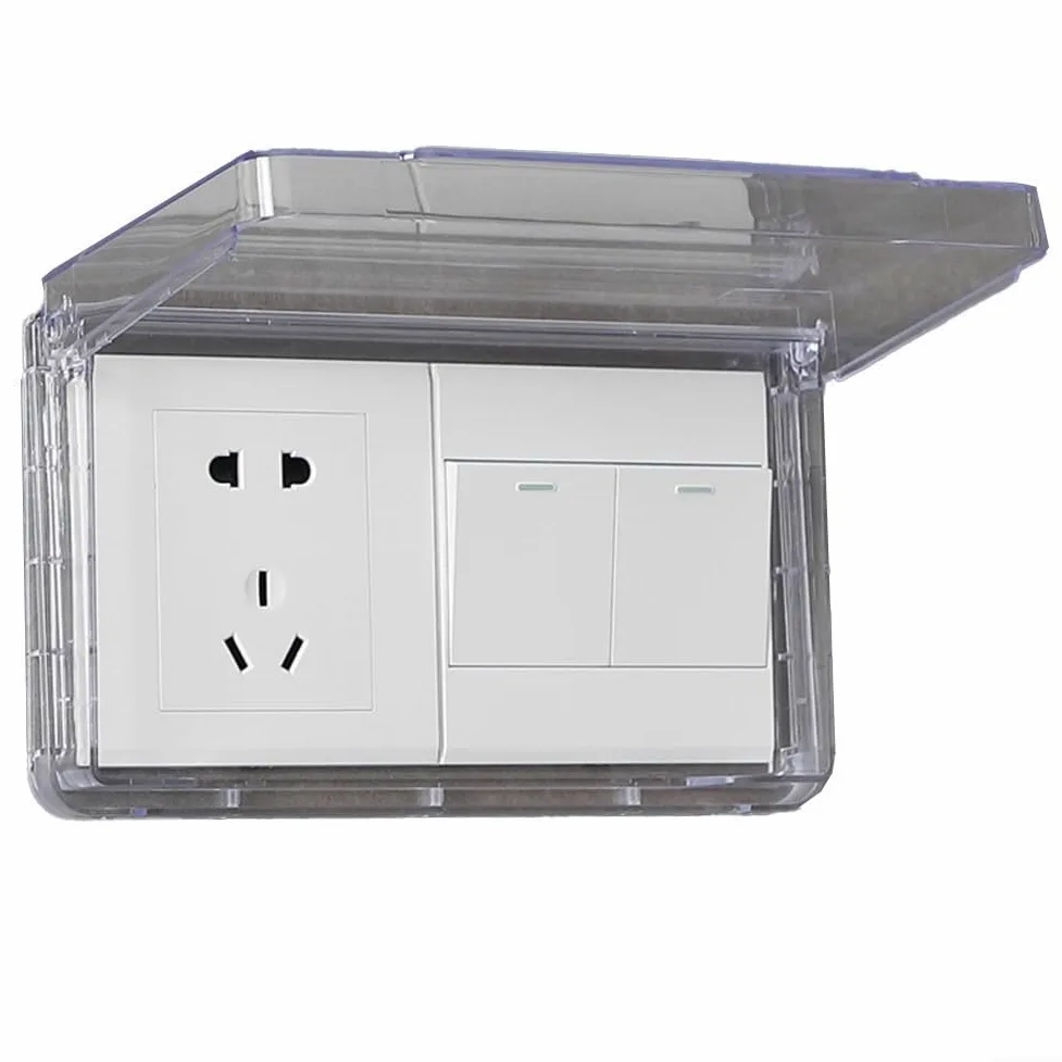 copripresa Impermeabile, Copripresa Impermeabile Sottile for la Parete del Bagno(Clear)