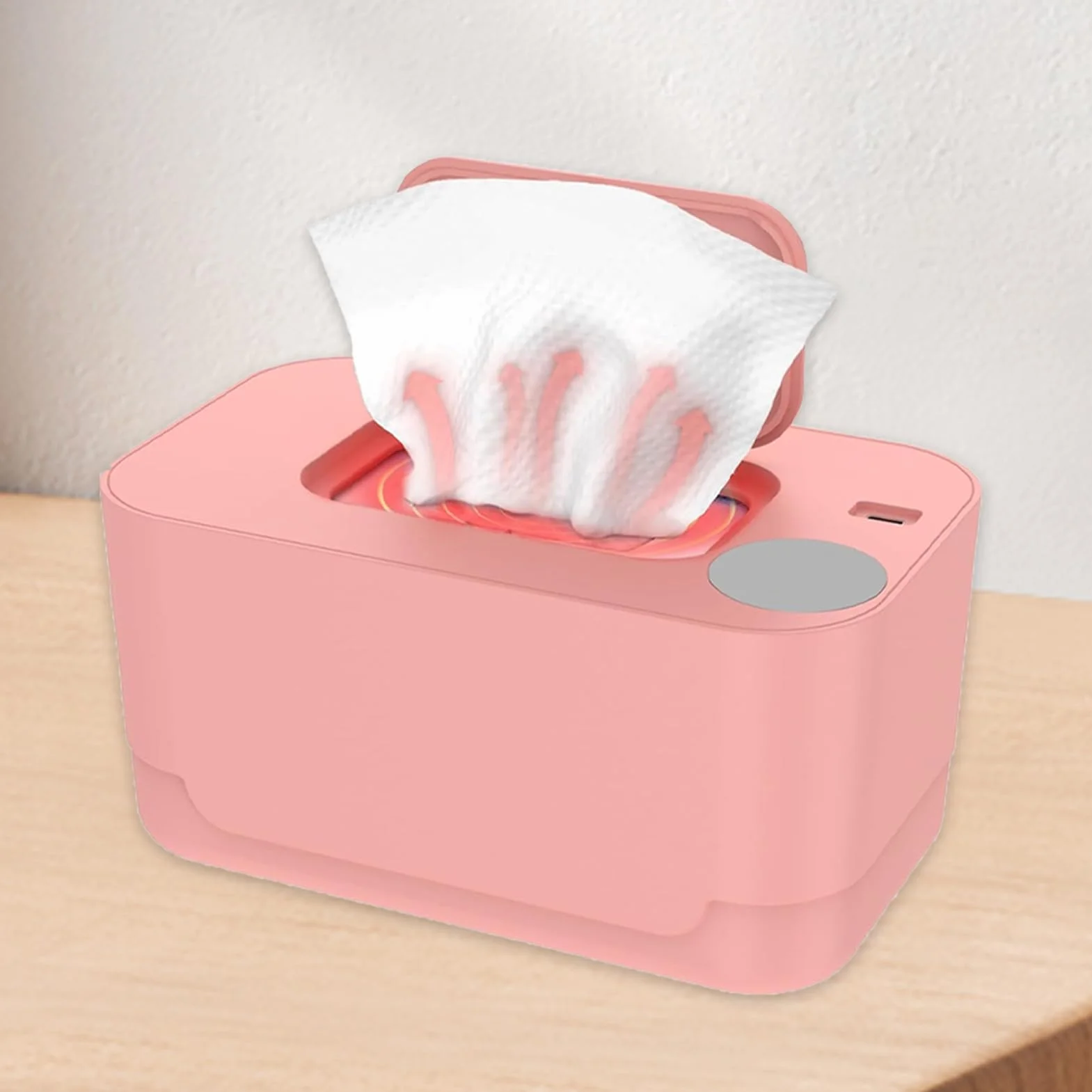 wischen wärmer - Dispenser per Wischen wärmerer, Wischtuchspender | Home verwenden nasse Wischtücher wärmerer Dispenser, Tragbarer platzoldder Windelheizheizhalter Fall für Wohnzimmer