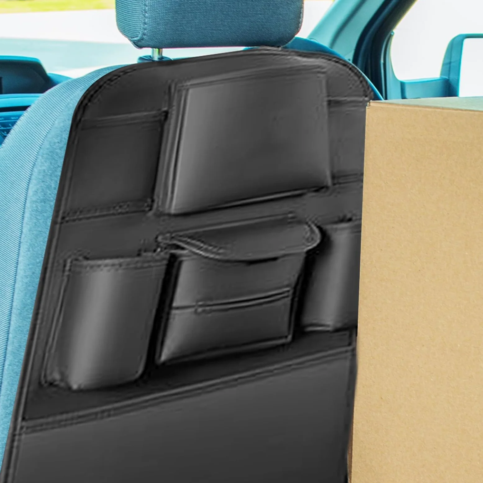 Organizzatore Posteriore Auto Borsa Impermeabile Per Archiviazione | Organizzatore da Auto per Sedile Posteriore per Viaggi Trasferte Escursioni e Pendolari
