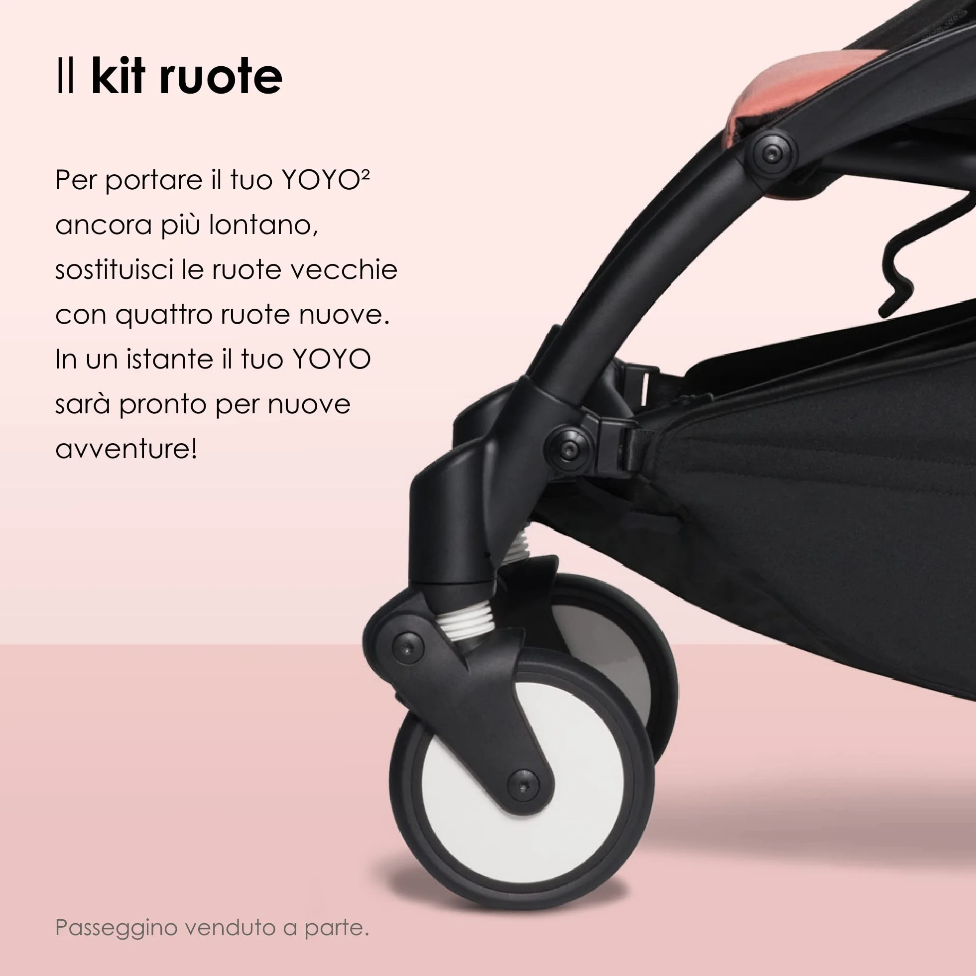 Kit ruote YOYO BABYZEN - Quattro ruote di ricambio per il passeggino