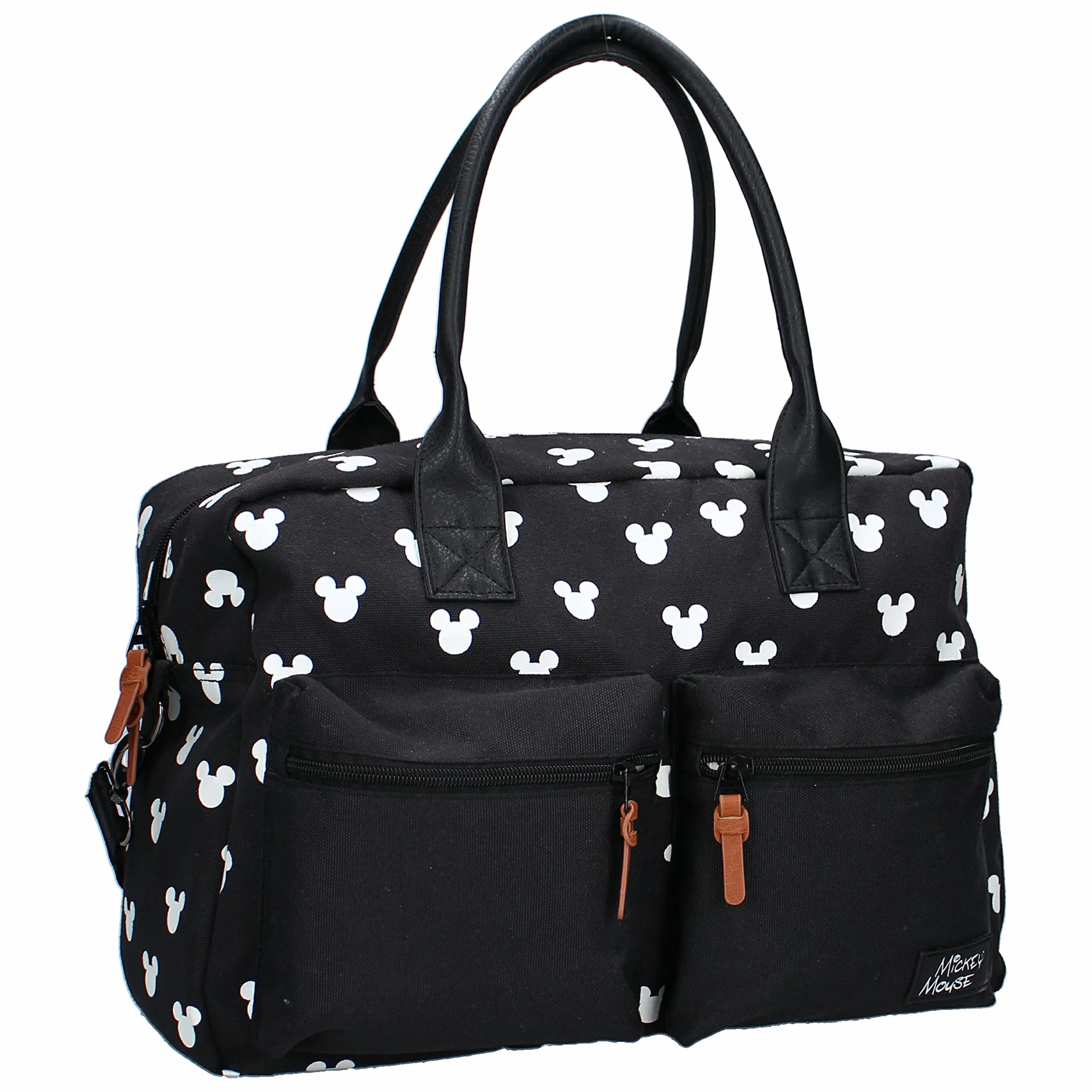Mickey Mouse Endless Imagination, borsa per pannolini, realizzata in poliestere robusto e a prova di perdite, ideale per i viaggi, grigio e nero, taglia unica