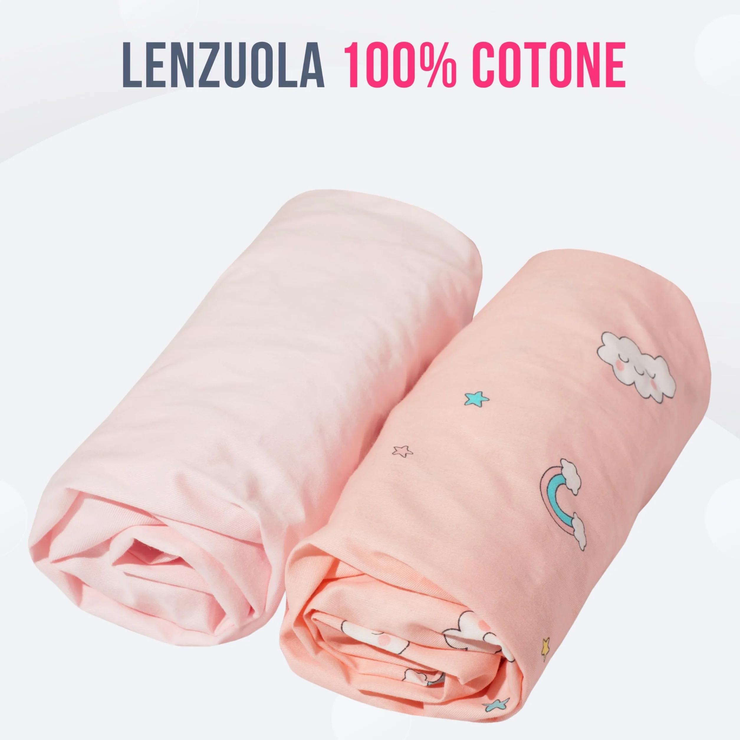 GOYSILA Set Lenzuola Next To Me Compatibili Chicco Next2Me Culle Materasso 83x50cm Cotone 100% Alta Qualità Certificato Oeko-tex Coprimaterasso Salvapipì Traspirante Lavabile Lavatrice 40 Gradi Rosa