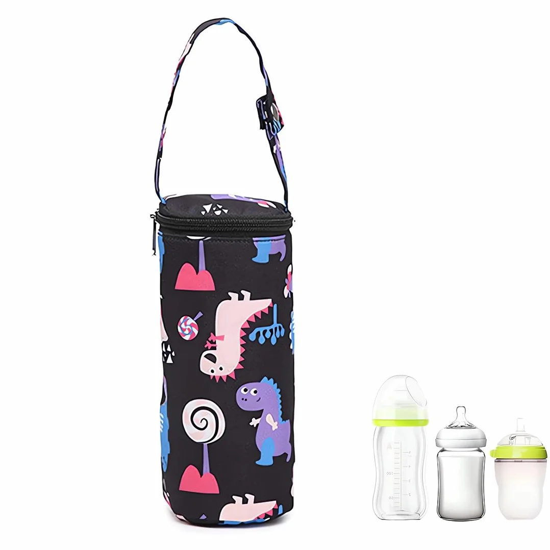 Borsa Isolante per Biberon, Borsa da Viaggio Portatile per il Latte Materno, porta biberon termico appendibile, Borsa termica da appendere con Strato Isolante, per Passeggini da Viaggio