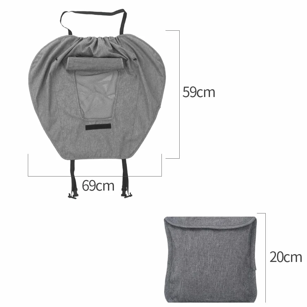 Parasole per Passeggino, Parasole Passeggino Universale,Universale Regolabile UV 50+, Regolabile Parasole universale passeggino con Lucernario, telo parasole per carrozzina e passeggino, Grigio