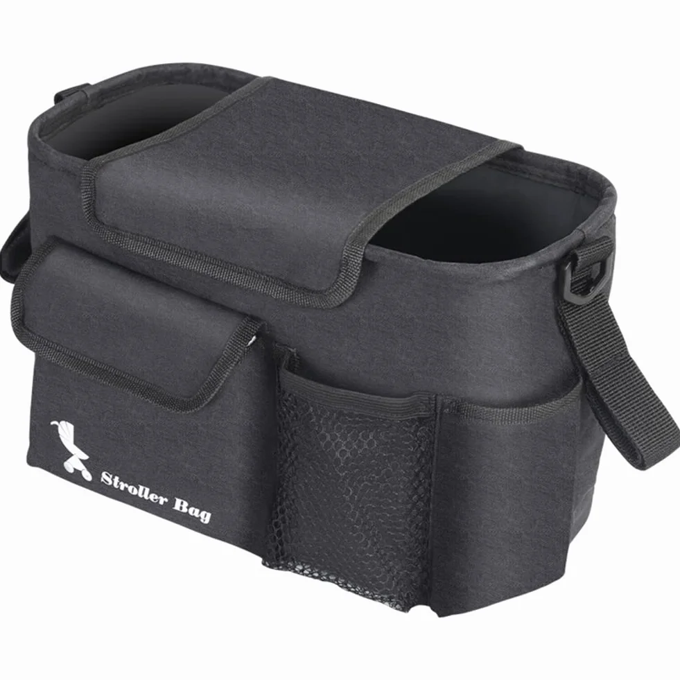 Organizer per Passeggino | Borsa Porta Passeggino Antiscivolo,Borsa Trolley da Appendere per Bambini Compatibile con la Maggior Parte degli per passeggini di Grande capacità