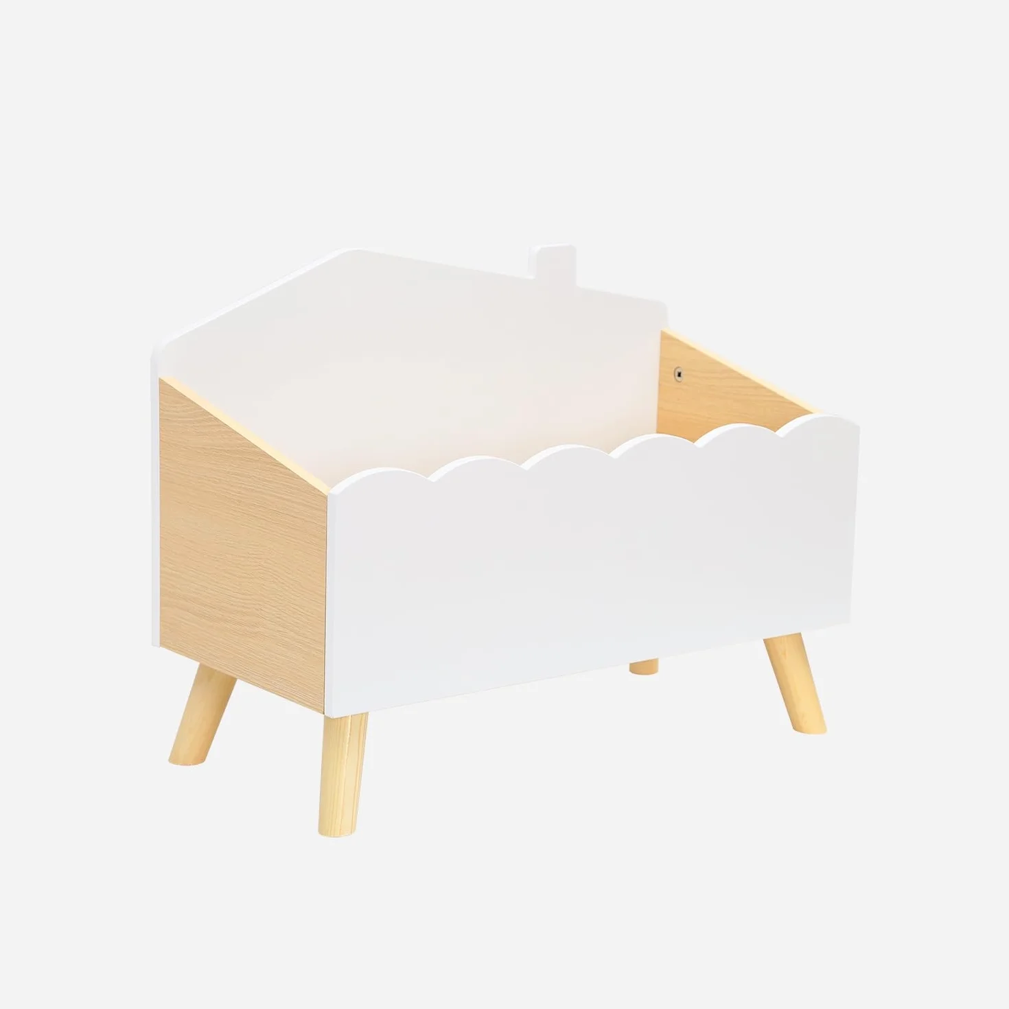 sweeek Contenitore per bambini Bianco - 58x48x28 cm