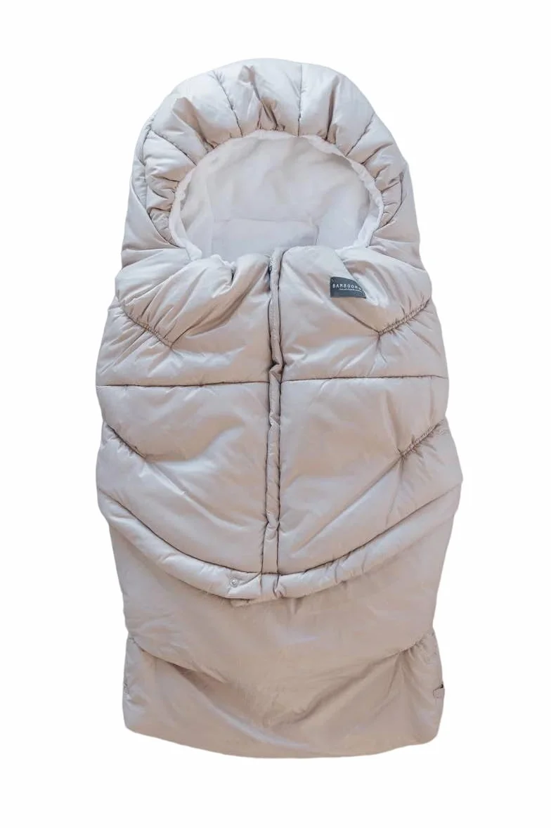 BAMBOOM Iglo Combi Sacco Invernale per passeggino Ovetto e Carrozzina Light Sand