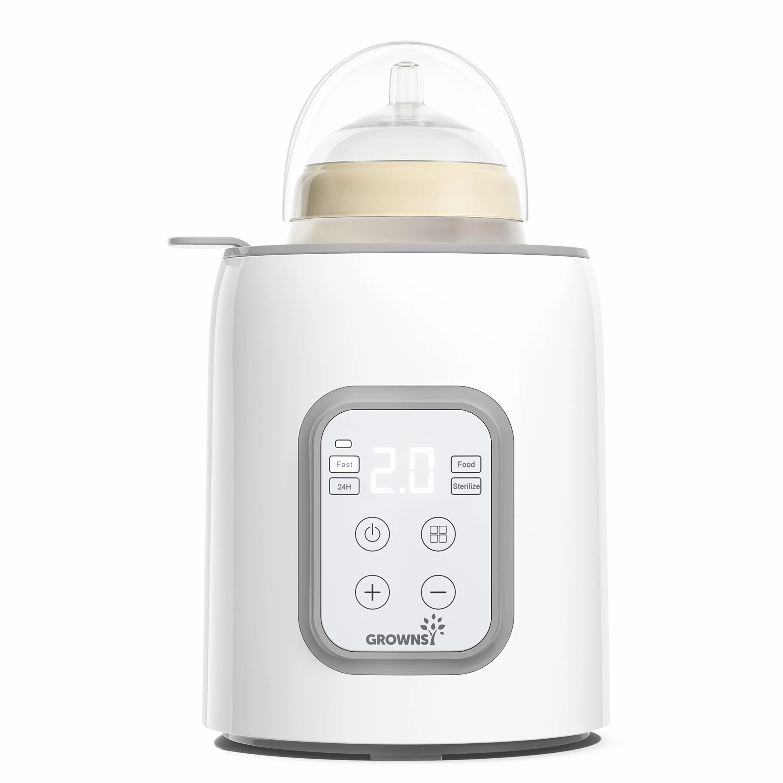 Scaldabiberon, Sterilizzatore Biberon 8 in 1 lcd Controllo Accurato Della Temperatura Per Latte Materno,Riscaldatore Di Alimenti Per Bambini Veloce e Scongelamento Scalda Senza Bpa Con Display